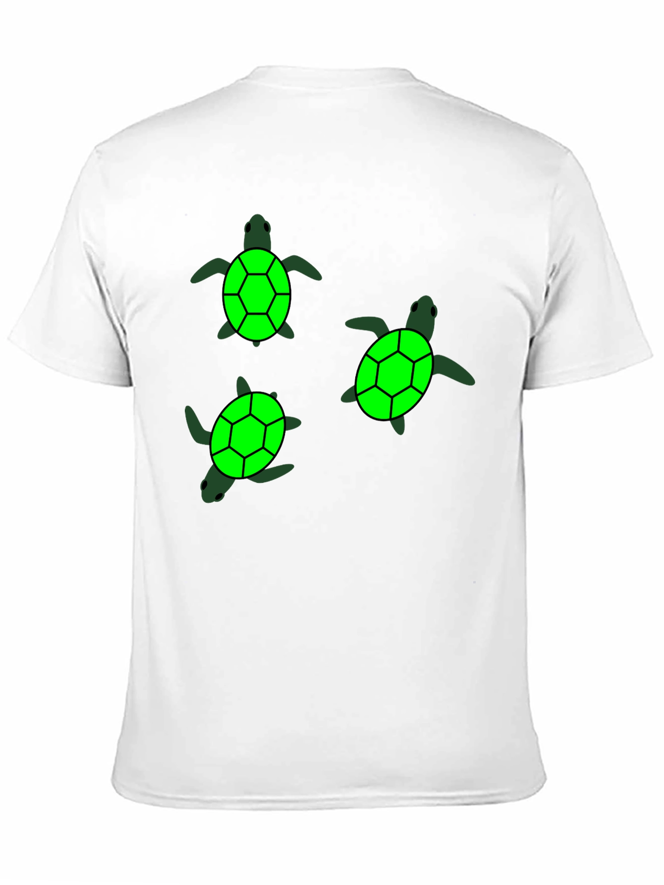 Turtle Graphic Black T-Shirt