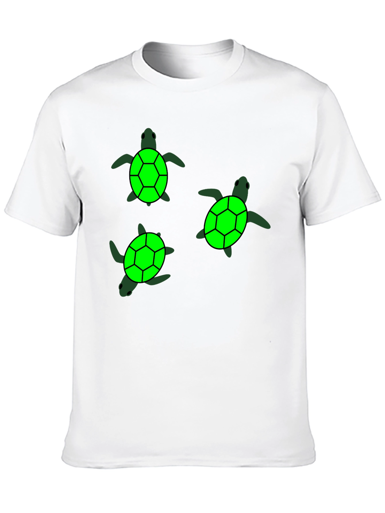 Turtle Graphic Black T-Shirt