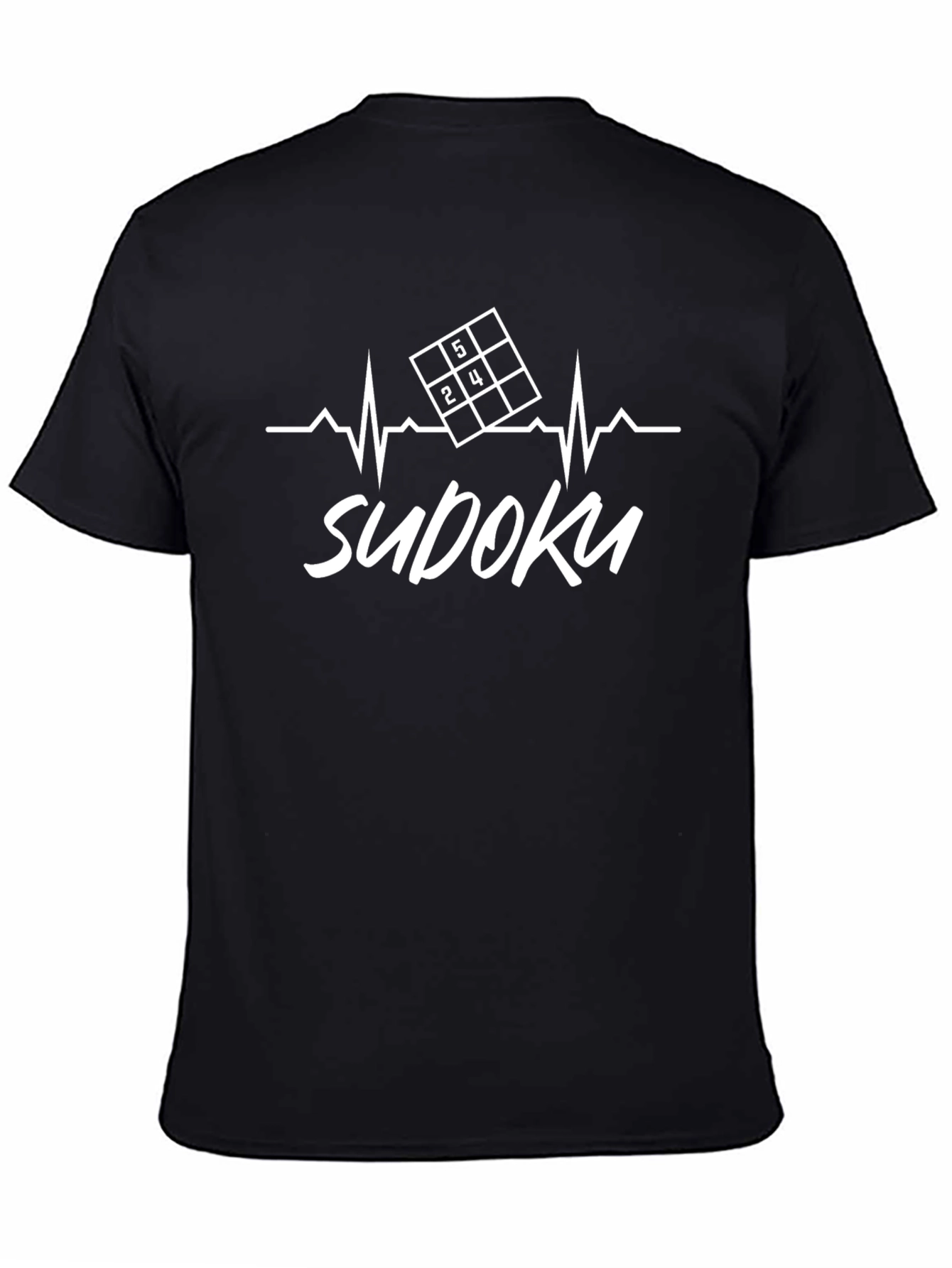 Sudoku Heartbeat Graphic T-Shirt