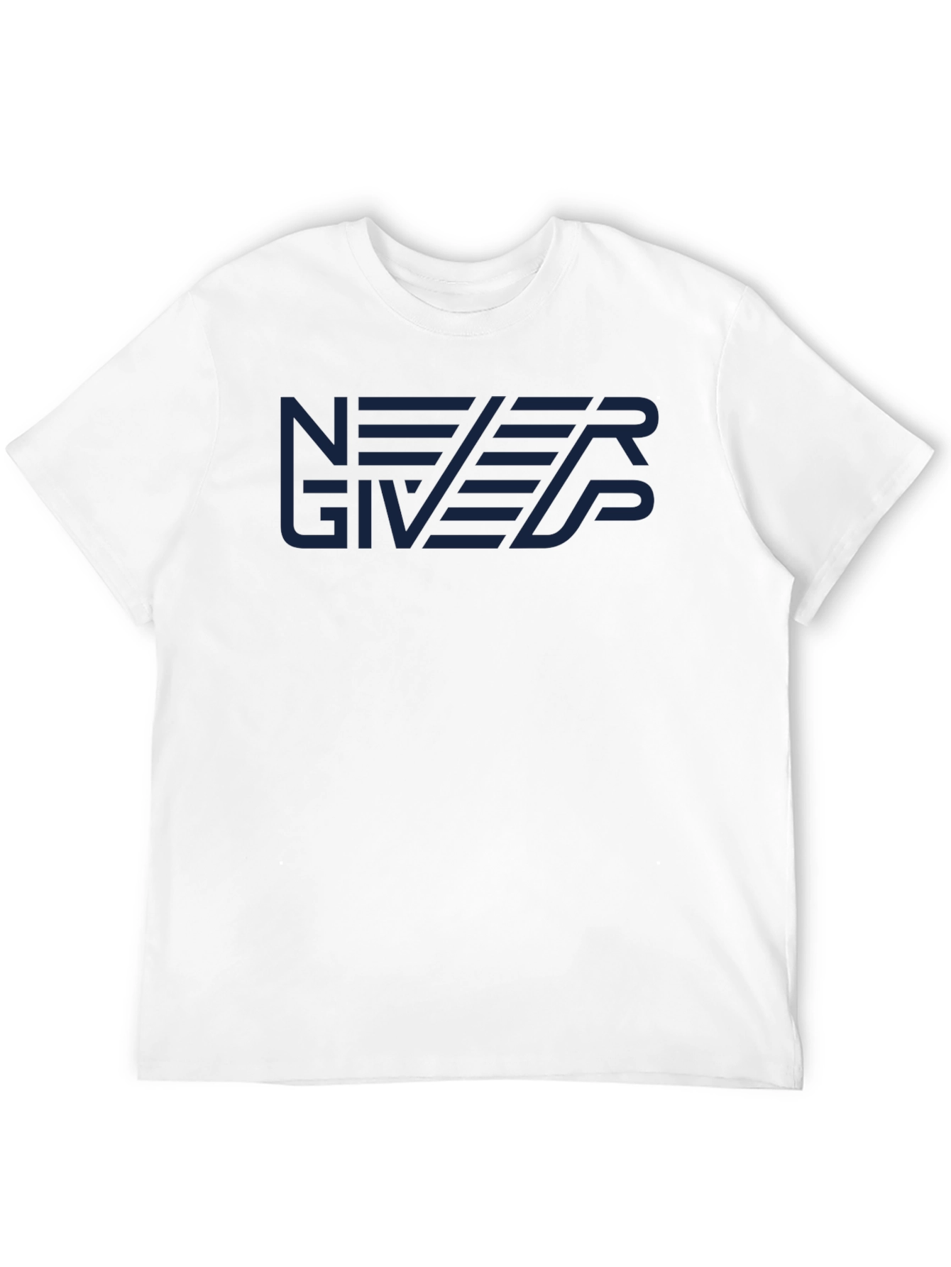 Never Give Up Graphic T-Shirt - Motivational Design