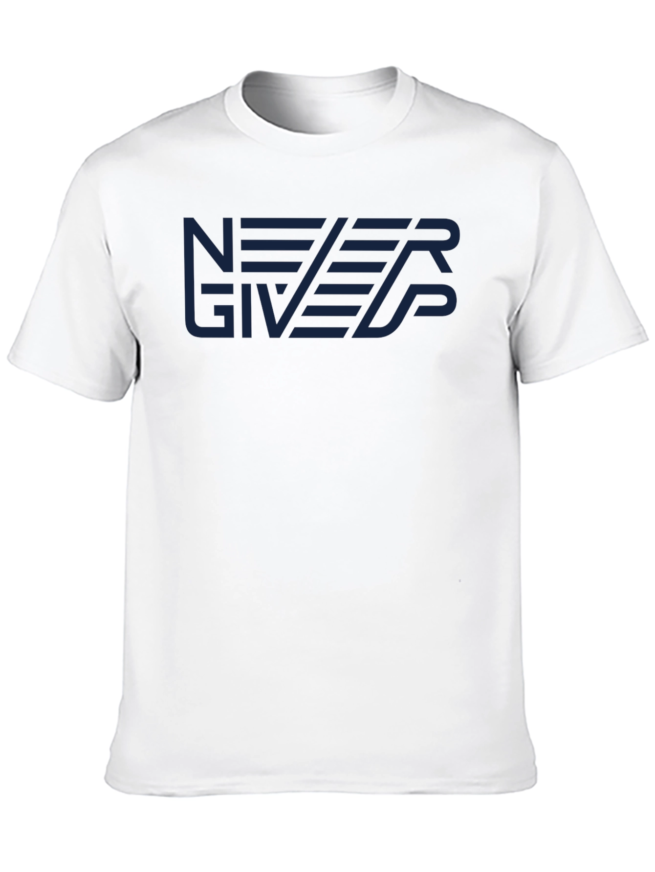 Never Give Up Graphic T-Shirt - Motivational Design