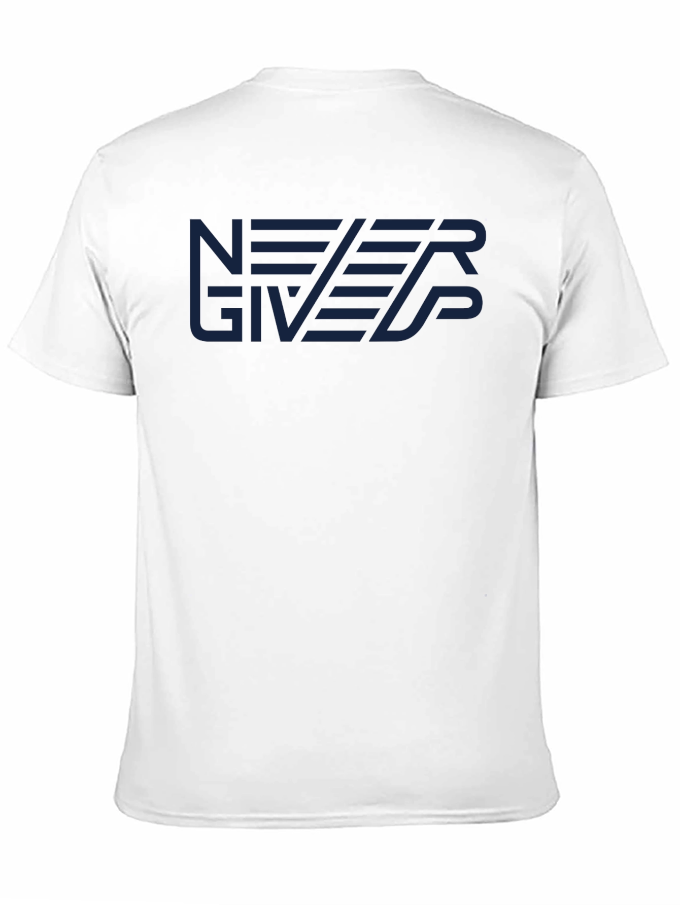 Never Give Up Graphic T-Shirt - Motivational Design