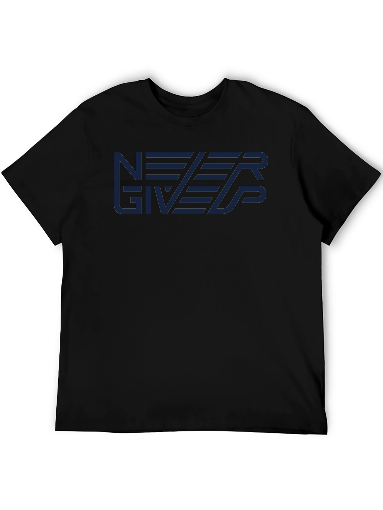 Never Give Up Graphic T-Shirt - Motivational Design