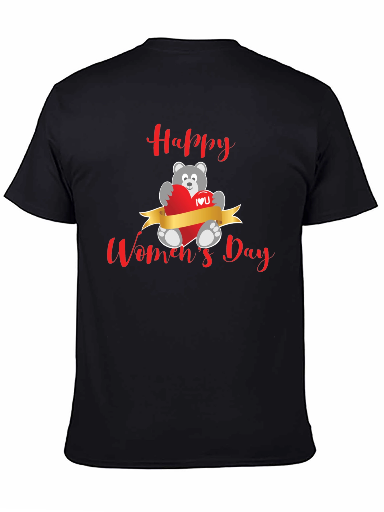 Happy Womens Day Bear T-Shirt