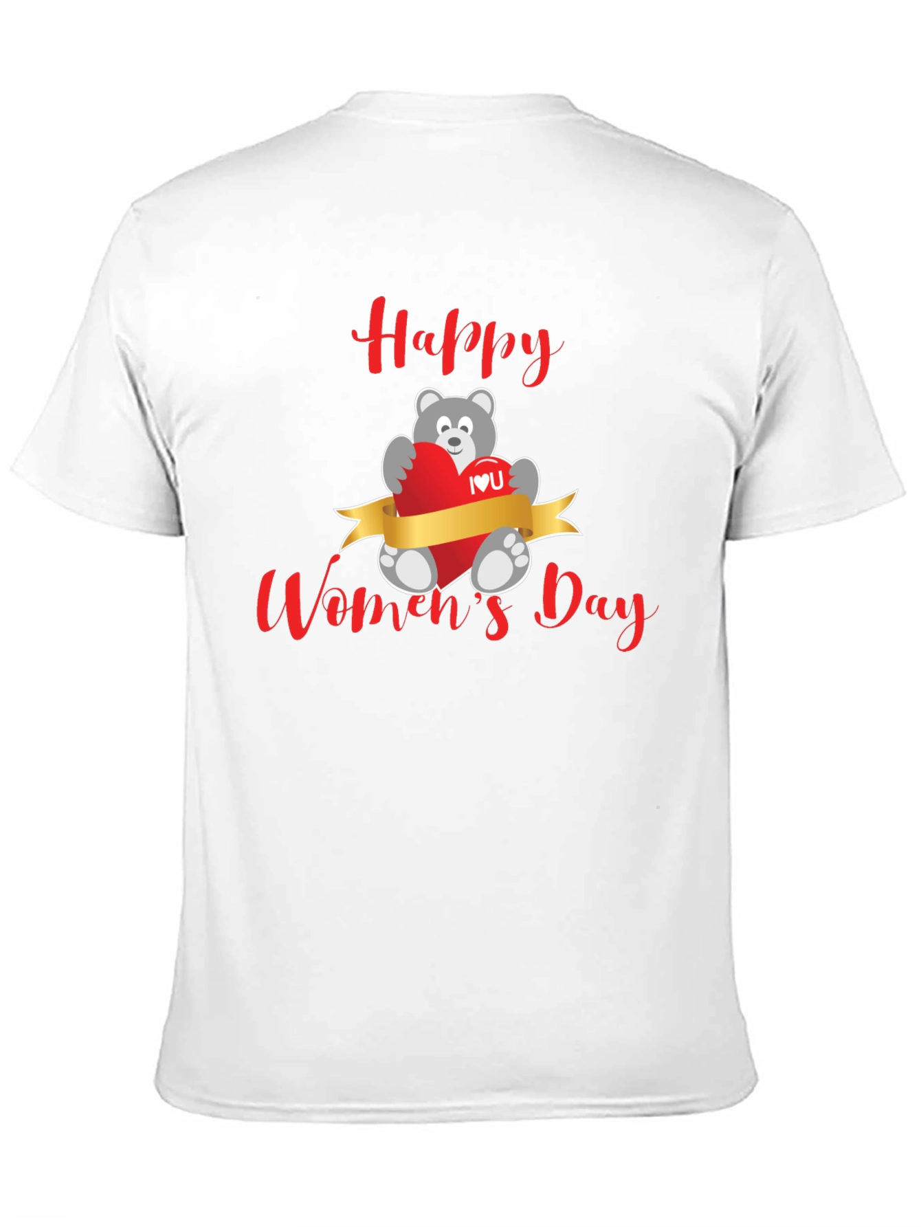 Happy Womens Day Bear T-Shirt