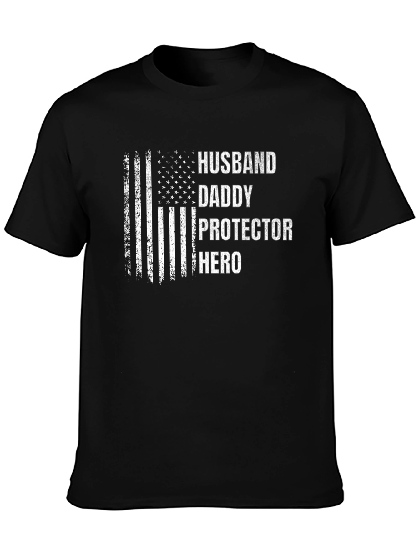 Husband Daddy Protector Hero Graphic T-Shirt