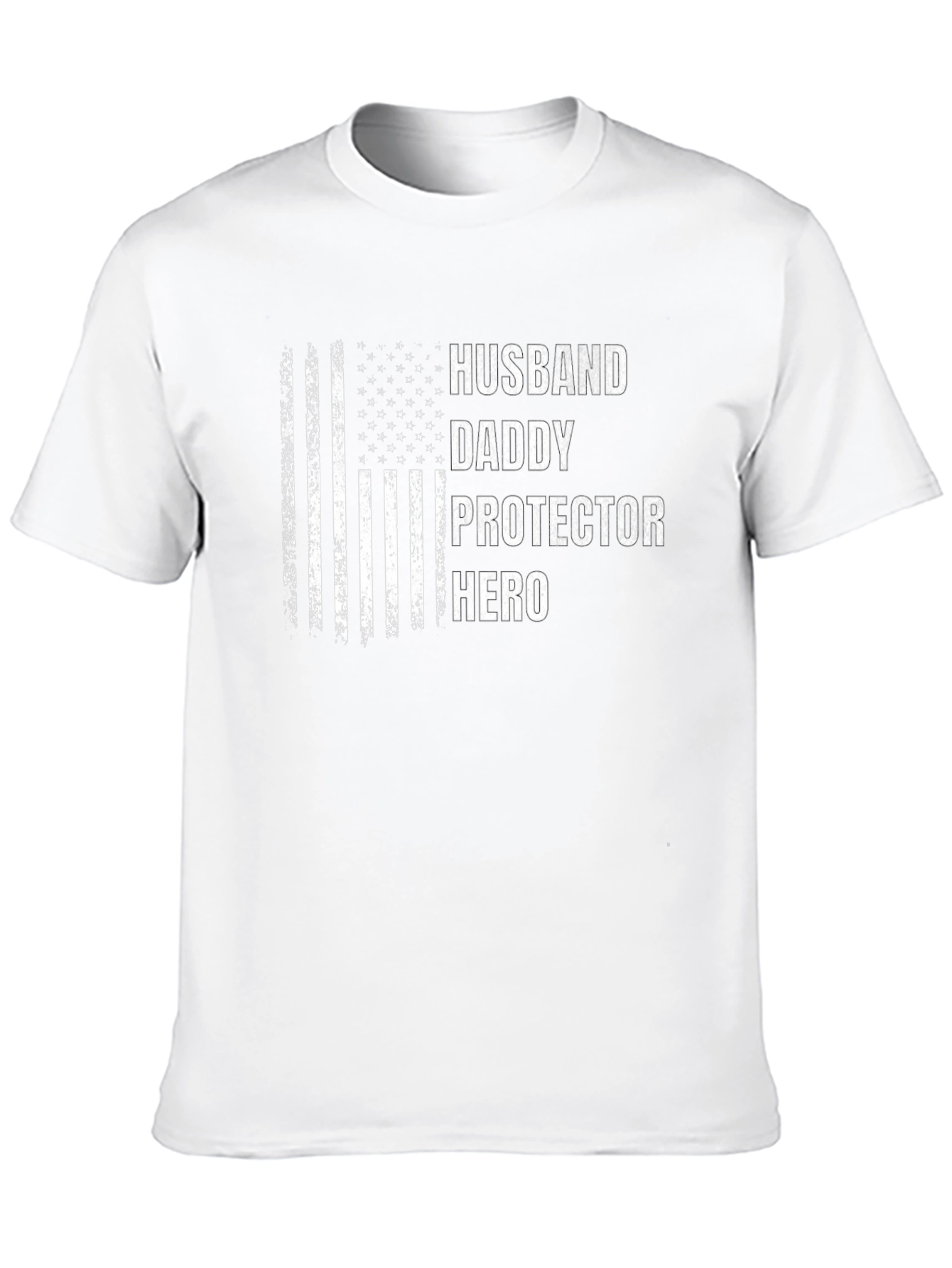 Husband Daddy Protector Hero Graphic T-Shirt