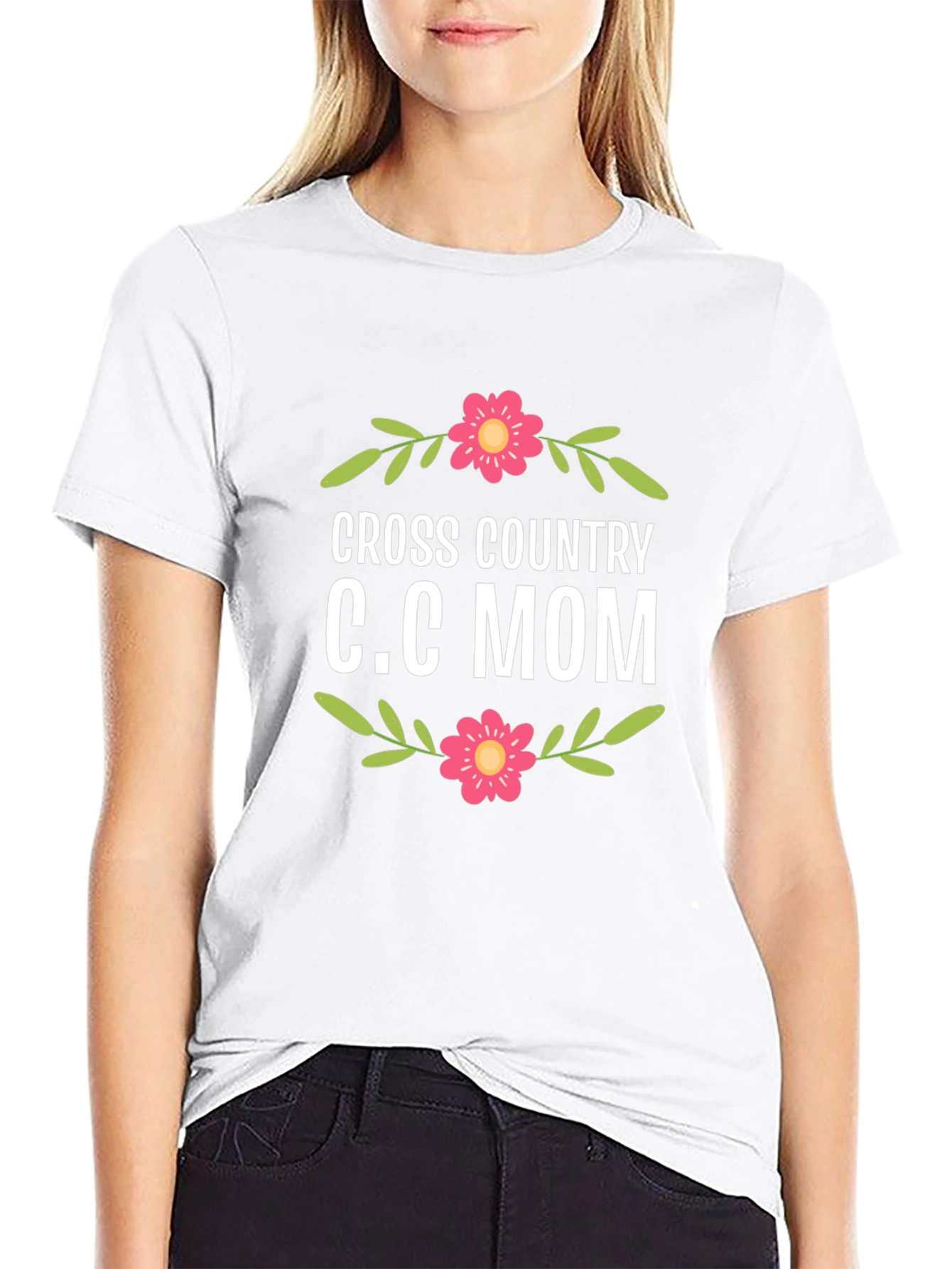 Cross Country C.C. Mom Graphic T-Shirt