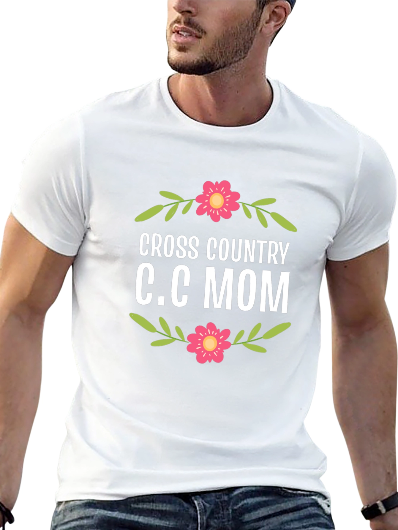 Cross Country C.C. Mom Graphic T-Shirt