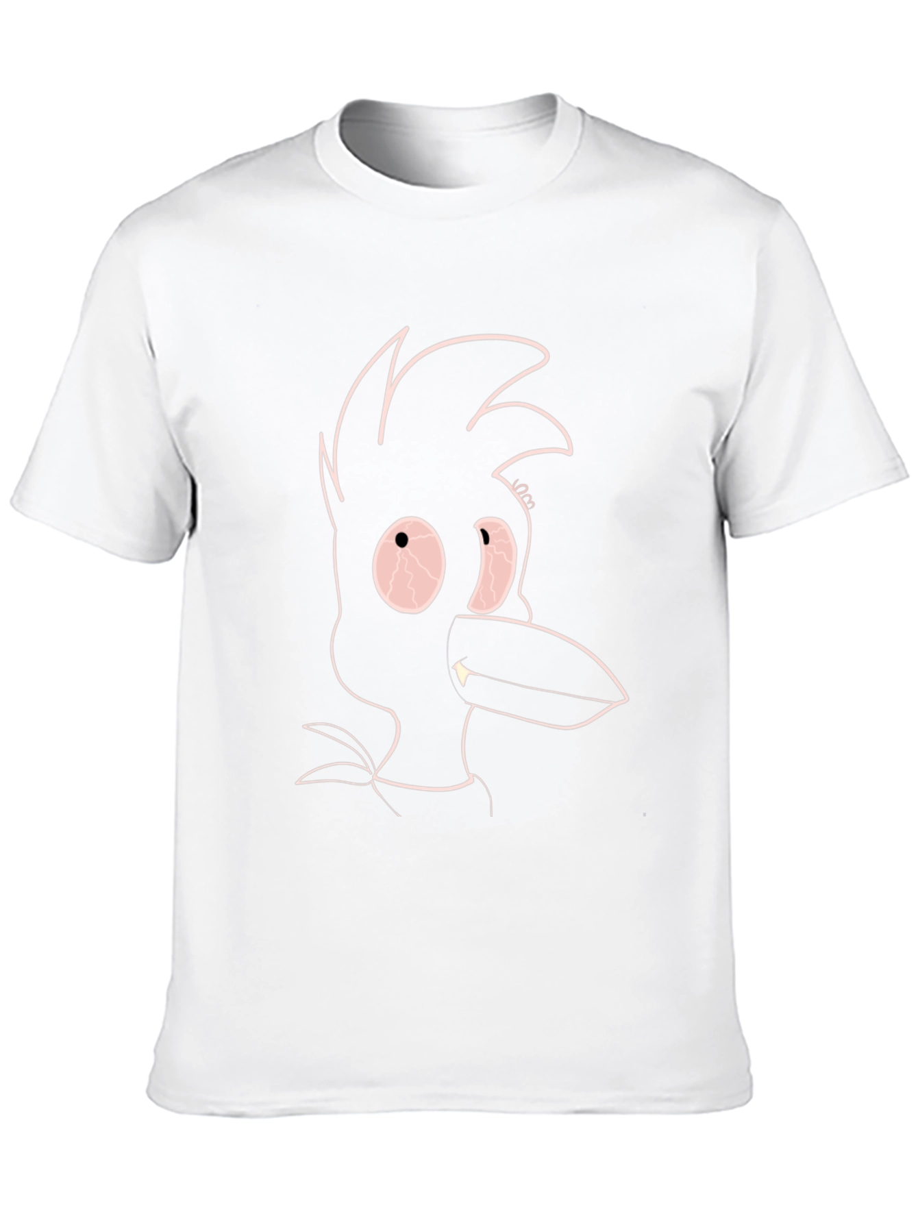 Unique Crow Graphic Black T-Shirt for Men