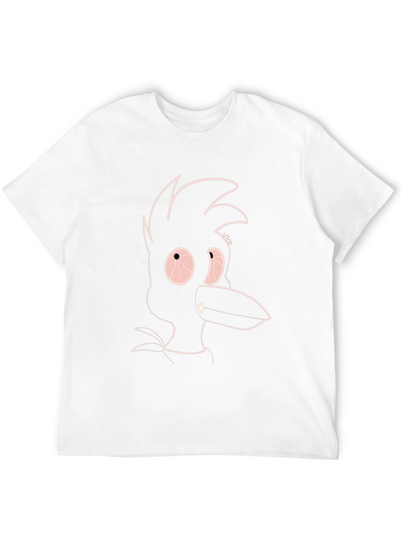 Unique Crow Graphic Black T-Shirt for Men