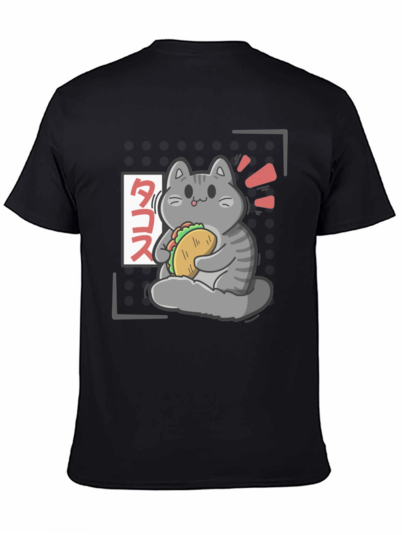 Taco Cat Graphic T-Shirt - Cute Kawaii Style