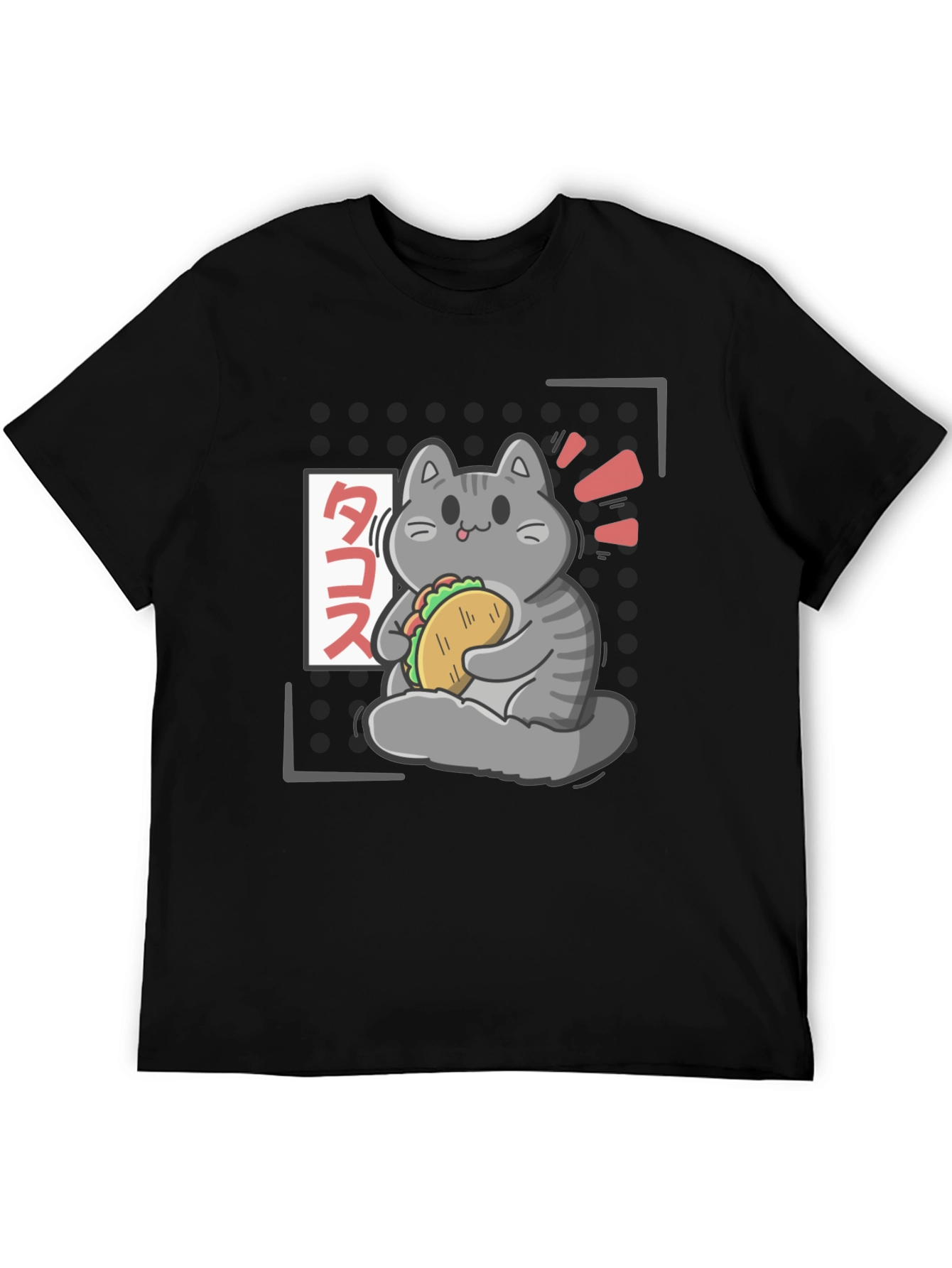 Taco Cat Graphic T-Shirt - Cute Kawaii Style