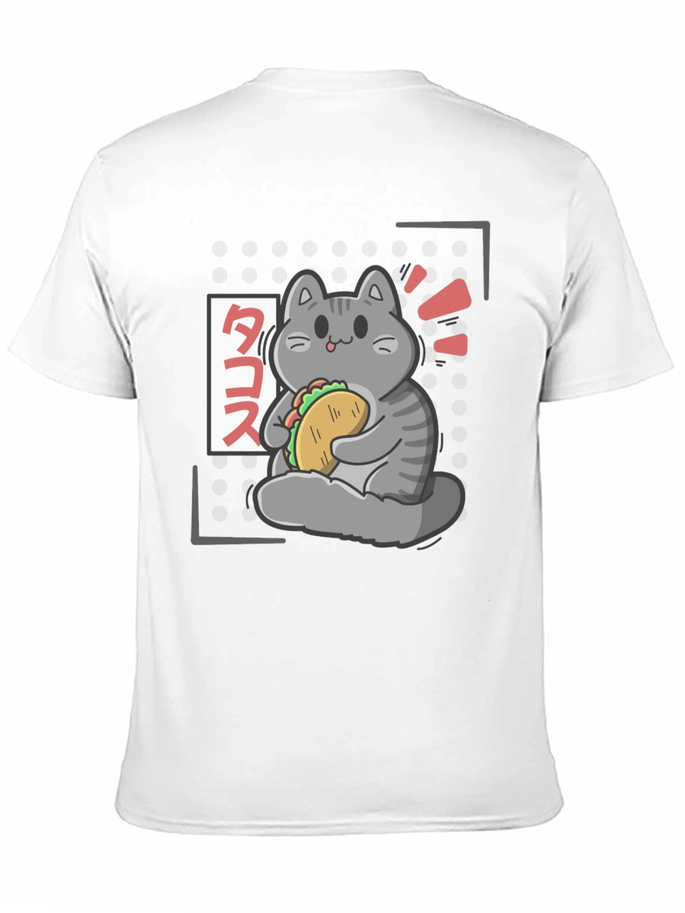 Taco Cat Graphic T-Shirt - Cute Kawaii Style