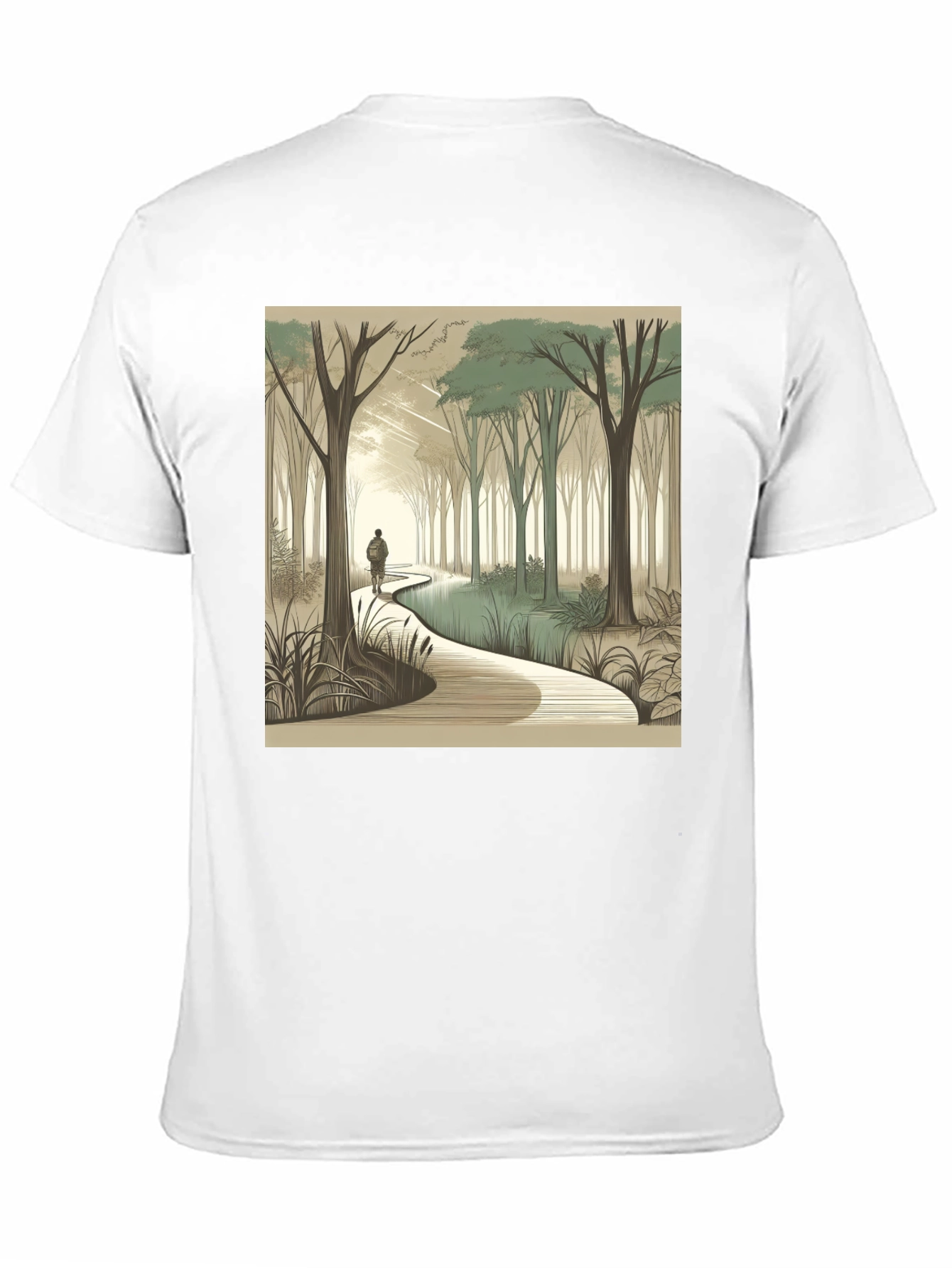 Nature Walk Graphic Tee - Black