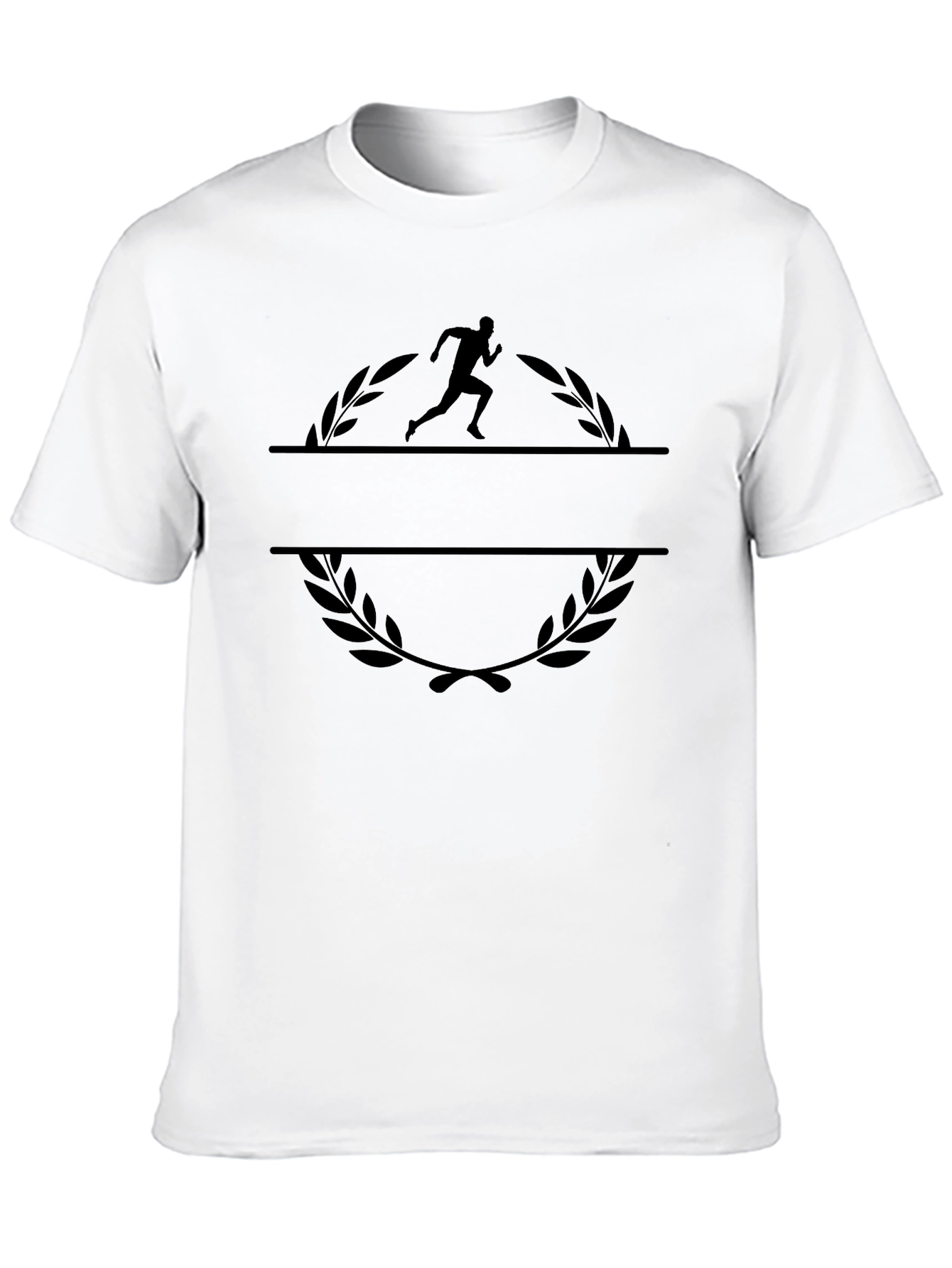 Runner Laurel Black T-Shirt