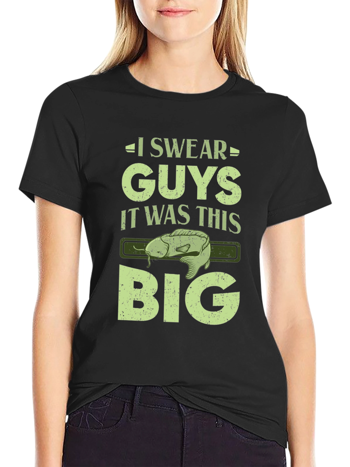 I Swear Guys Fish T-Shirt - Funny Fishing Tee