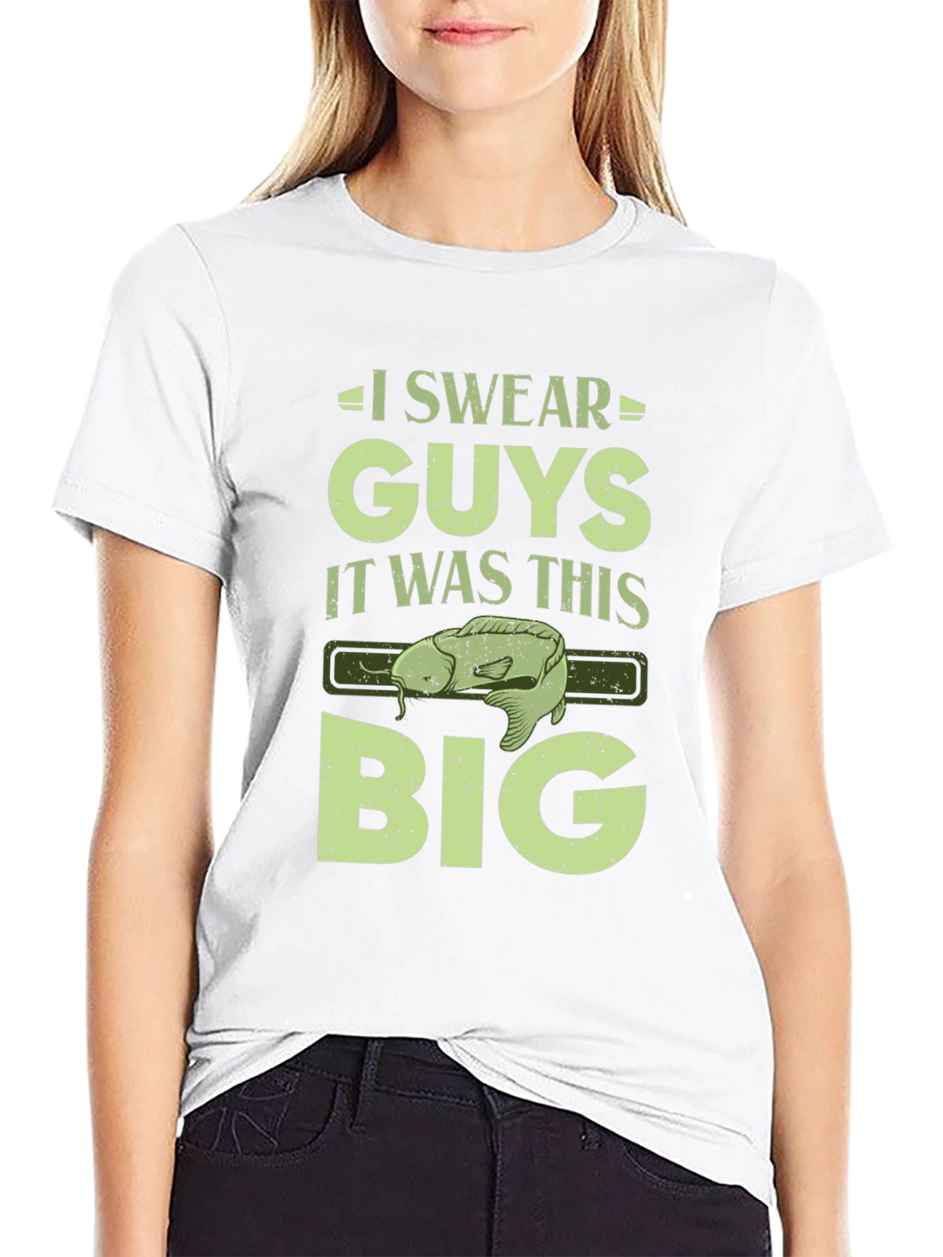I Swear Guys Fish T-Shirt - Funny Fishing Tee