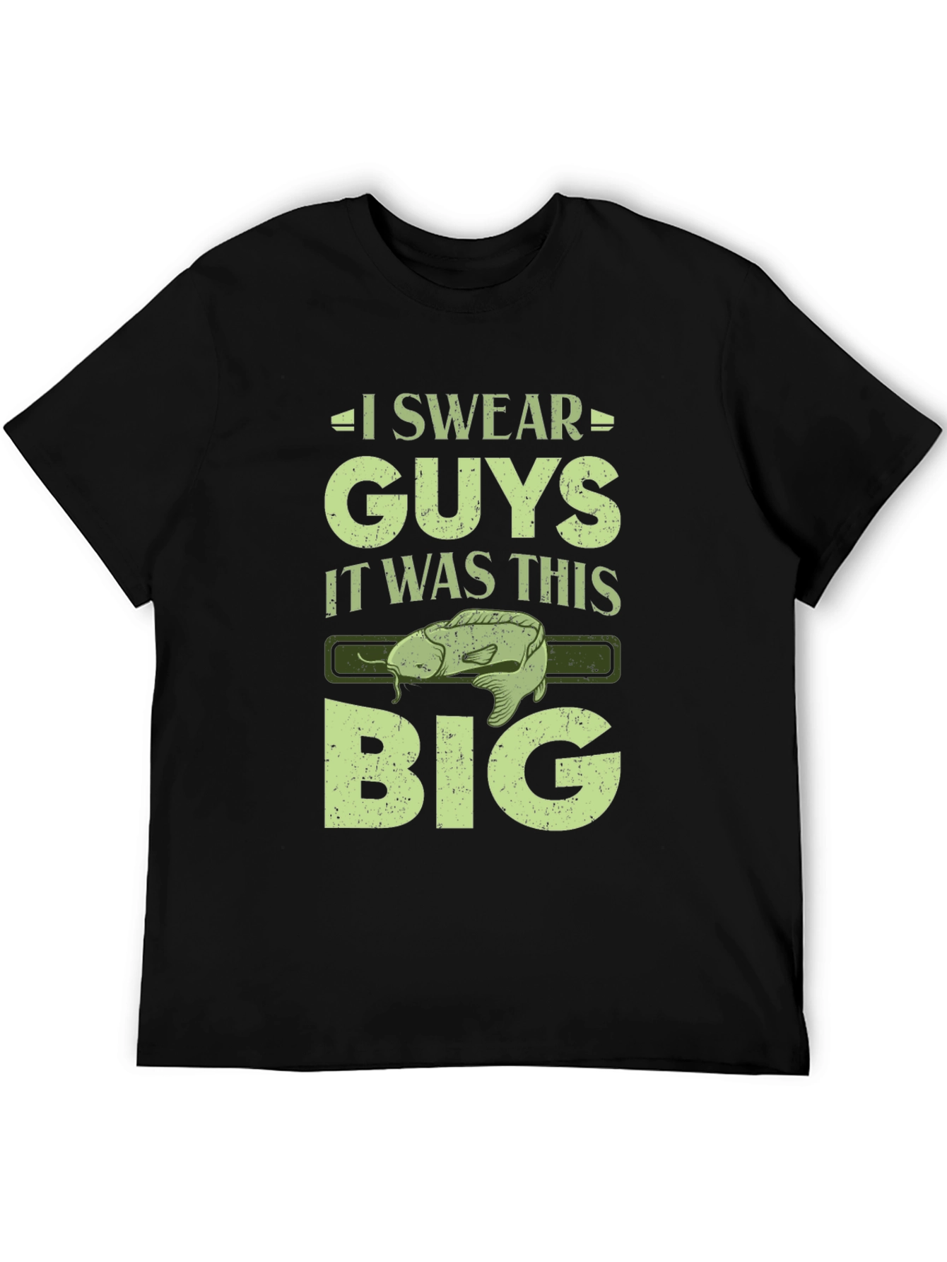 I Swear Guys Fish T-Shirt - Funny Fishing Tee