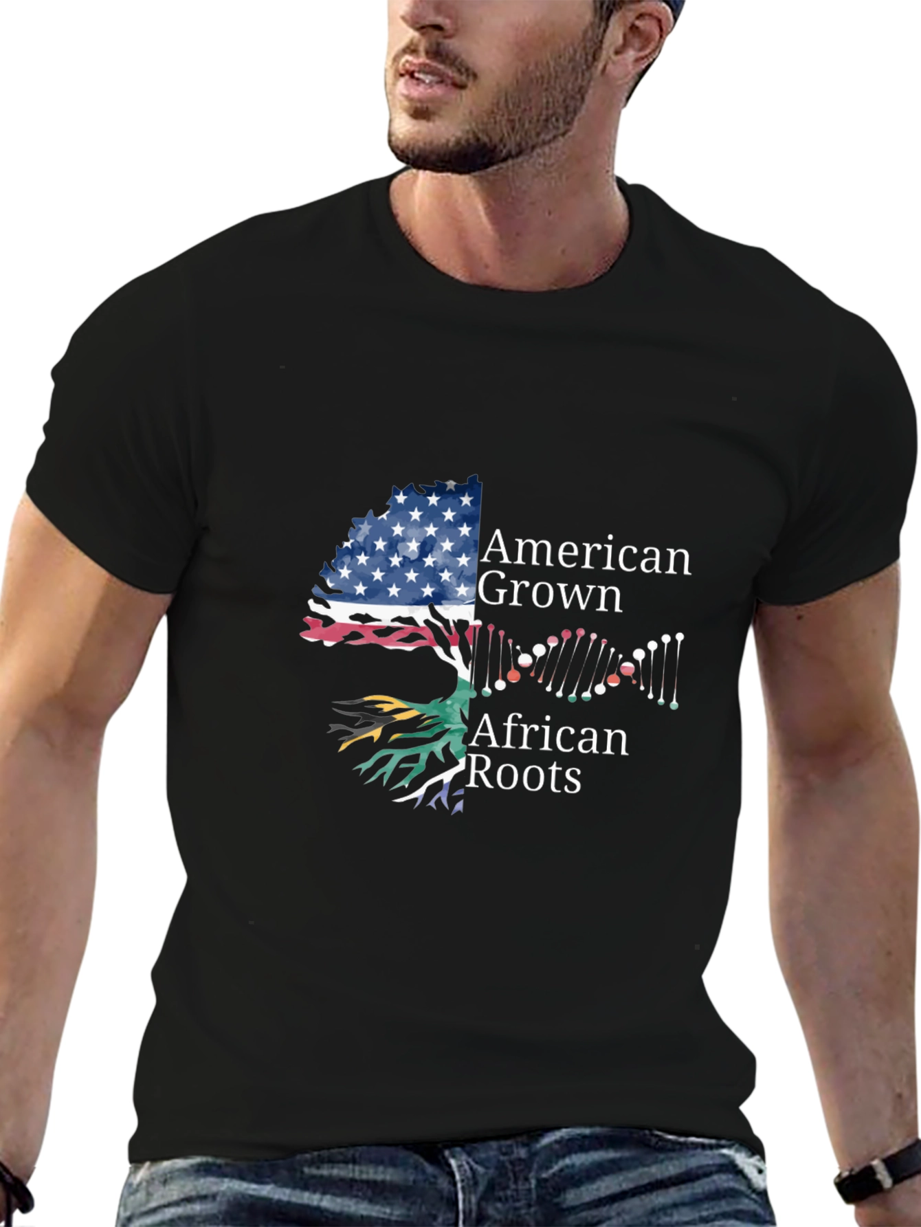 American Grown African Roots Tee