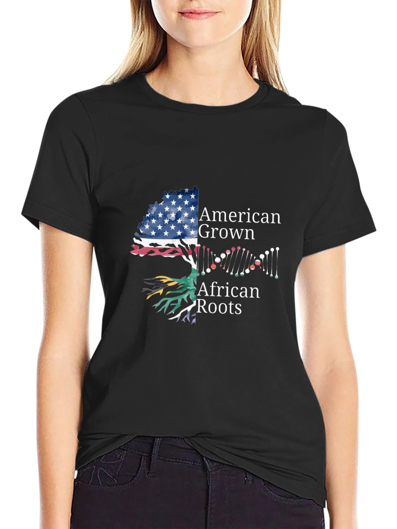 American Grown African Roots Tee