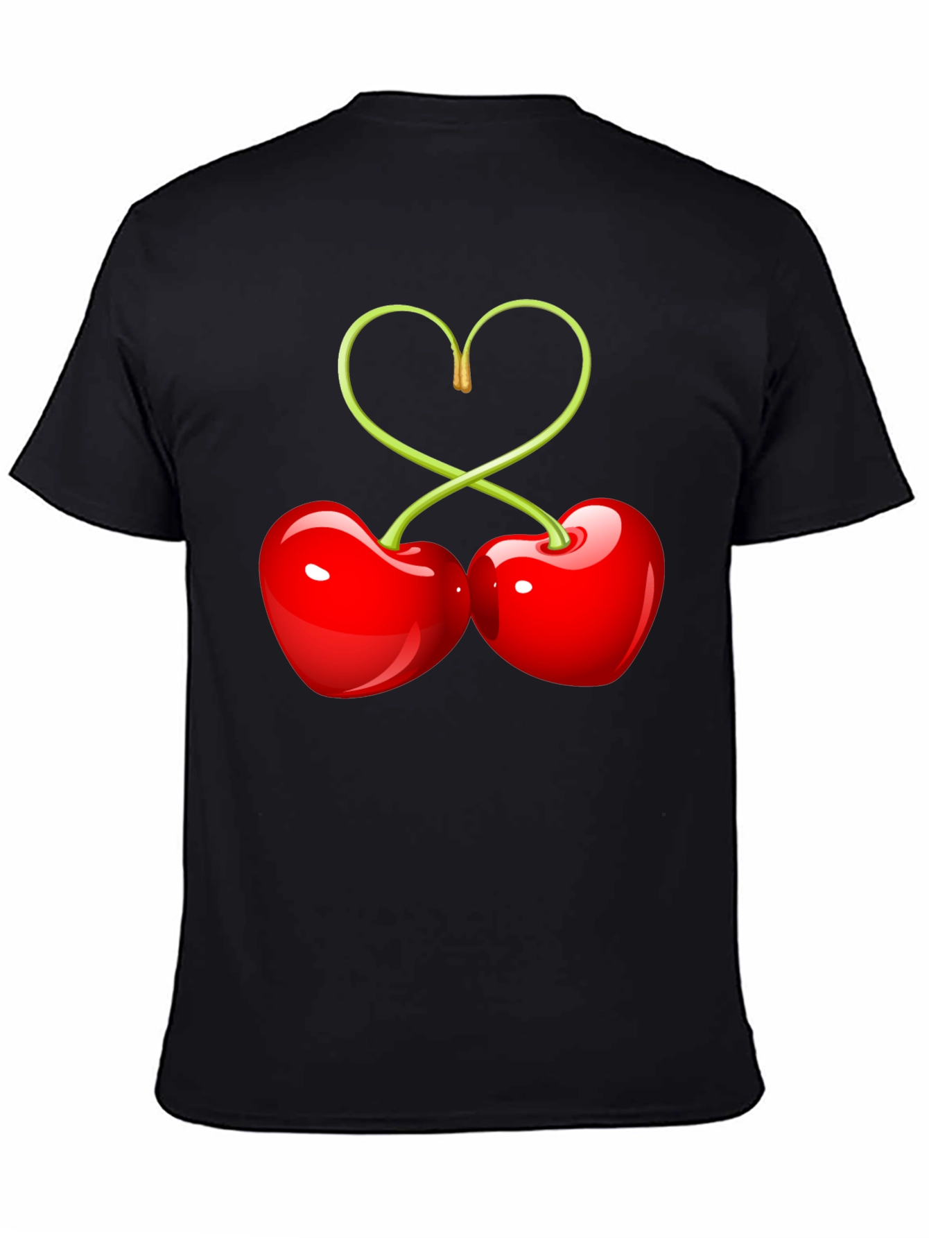 Sweet Cherry Heart Graphic Tee