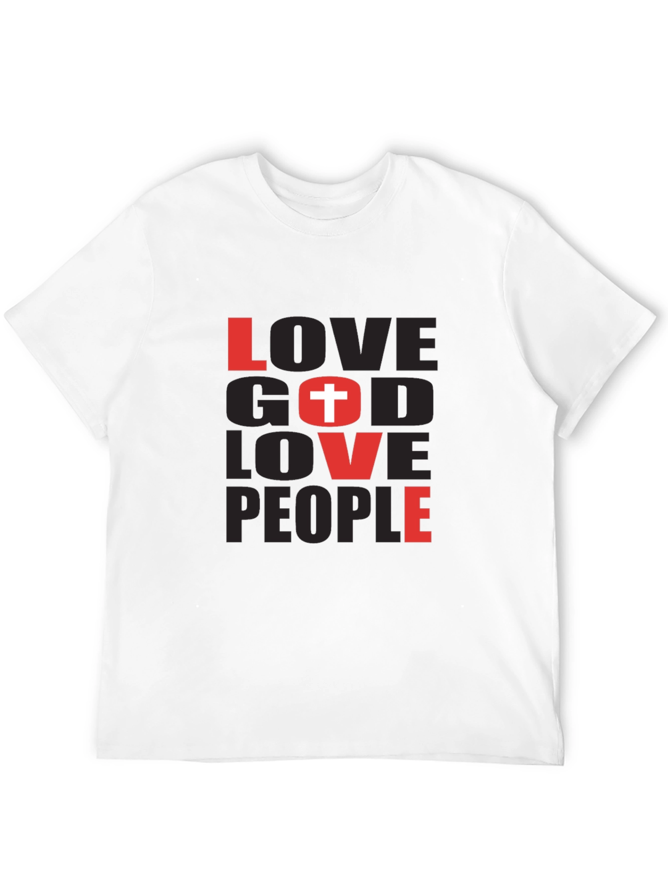Love God Love People Christian T-Shirt