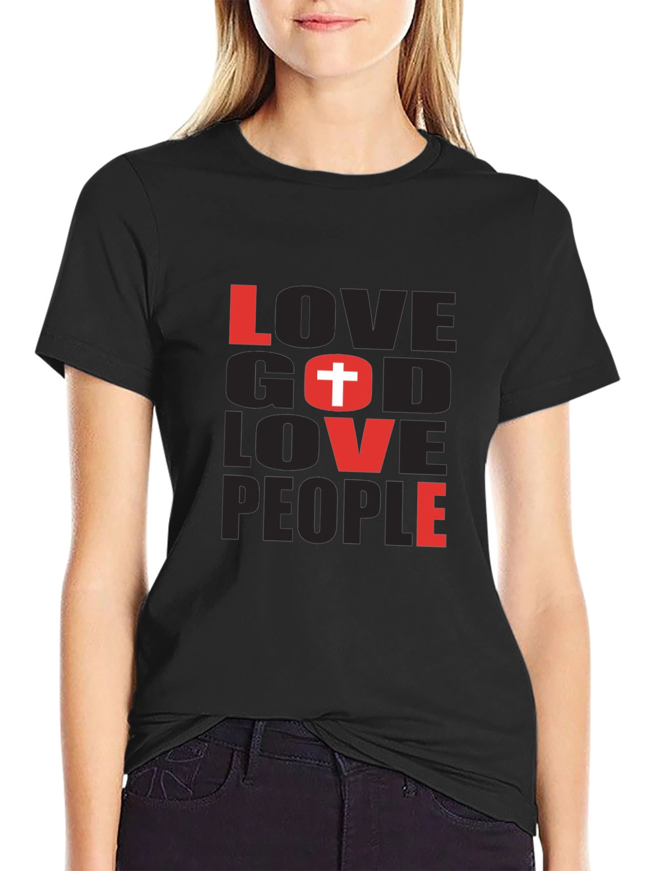 Love God Love People Christian T-Shirt