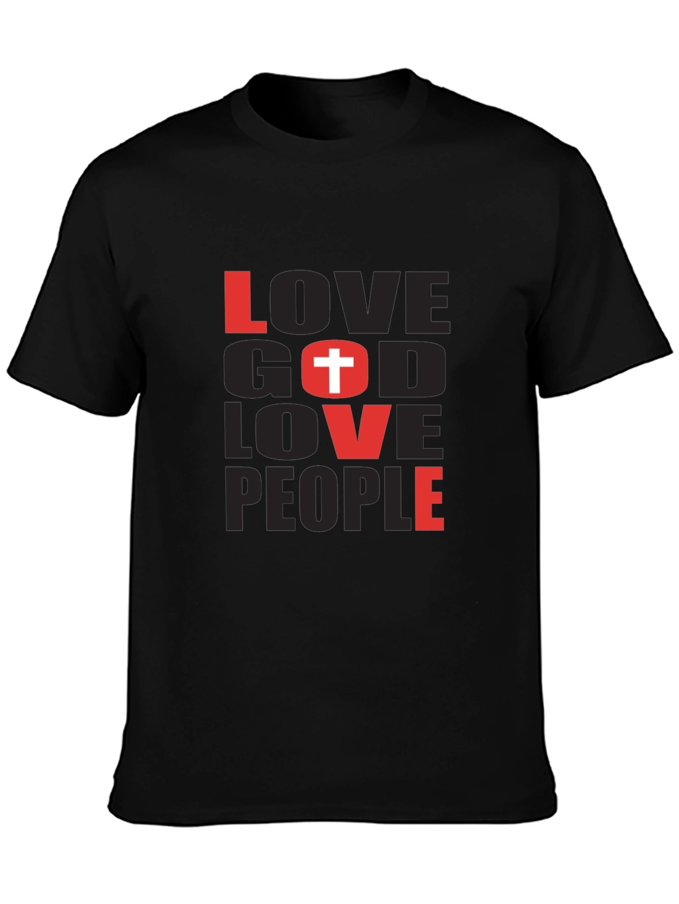 Love God Love People Christian T-Shirt