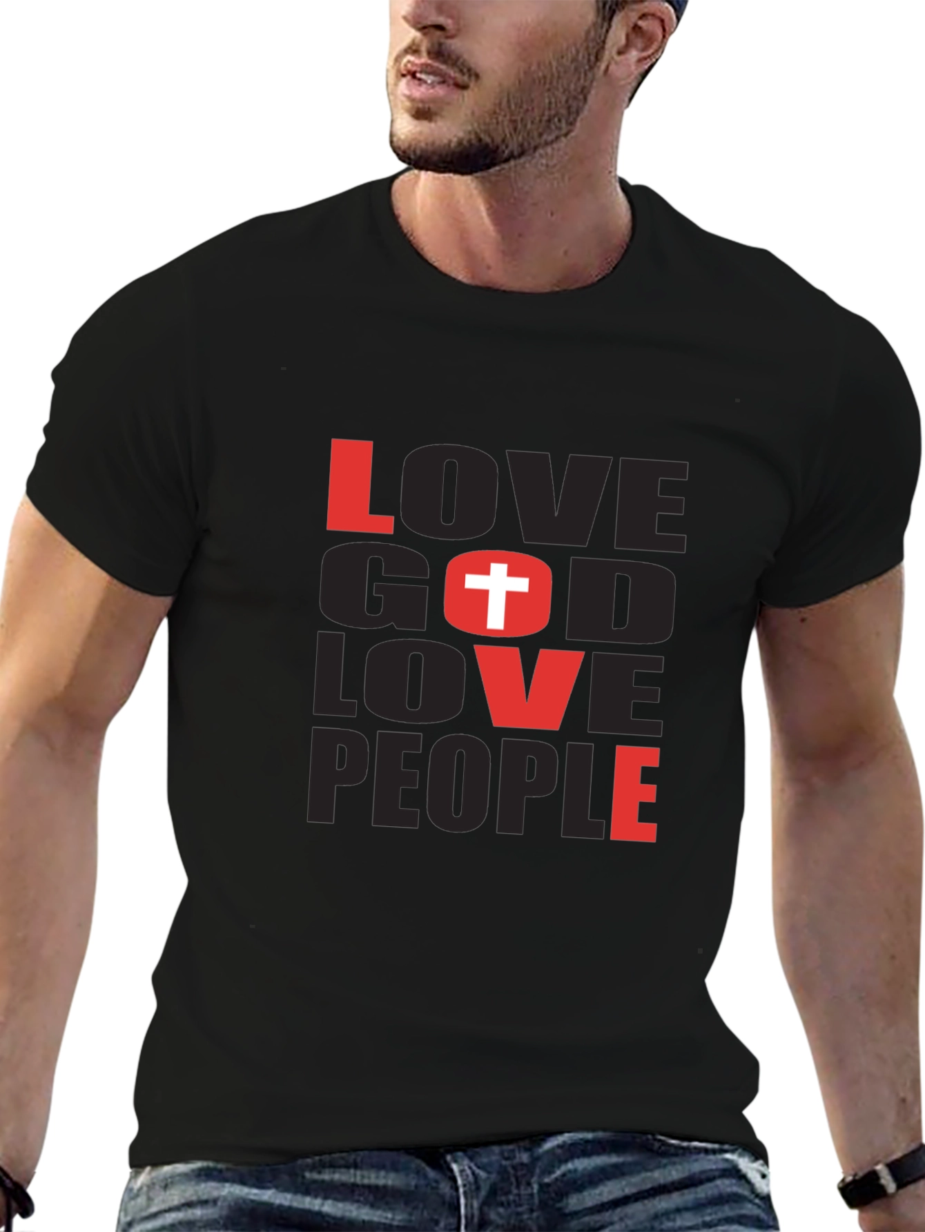 Love God Love People Christian T-Shirt