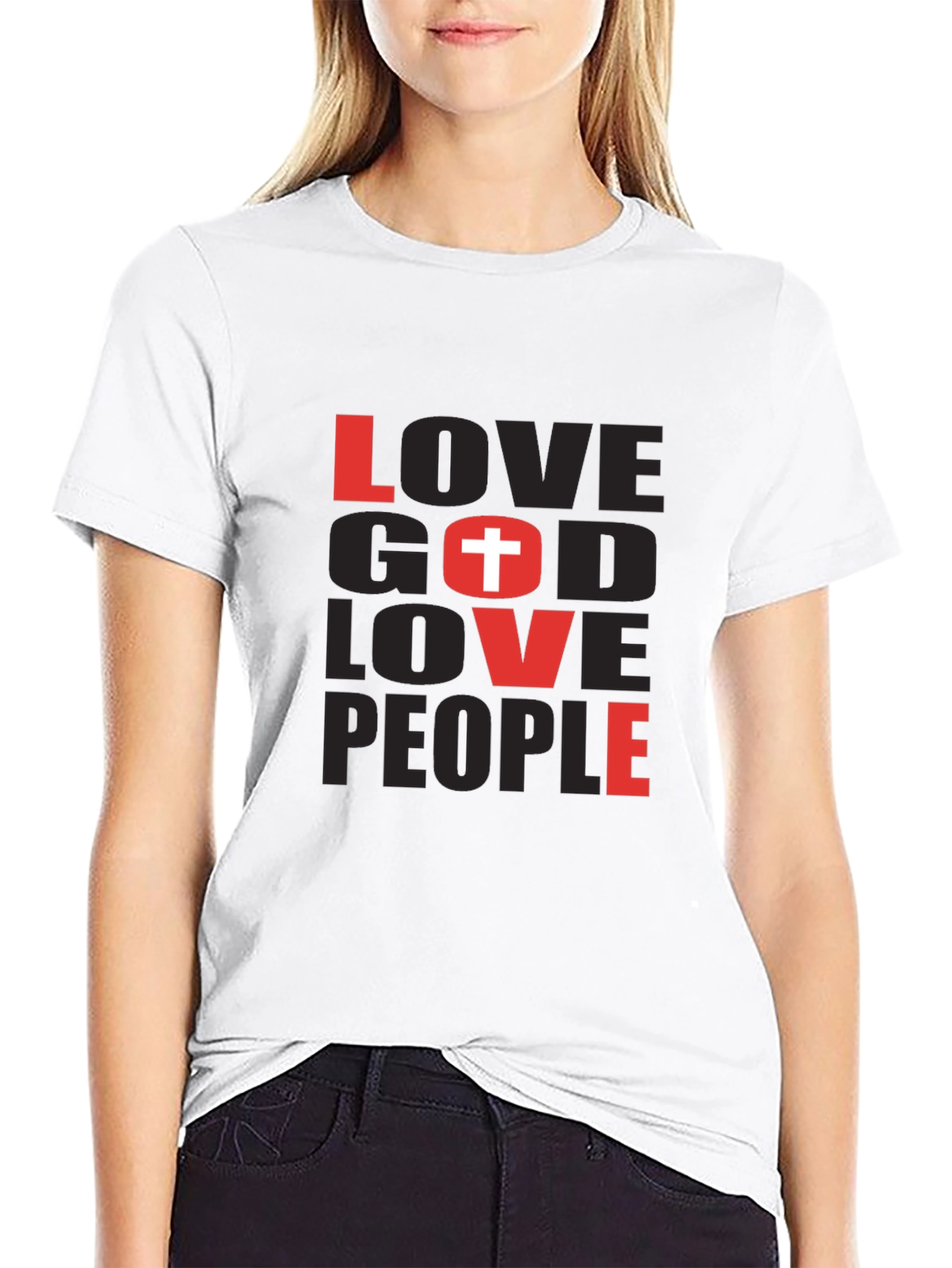 Love God Love People Christian T-Shirt