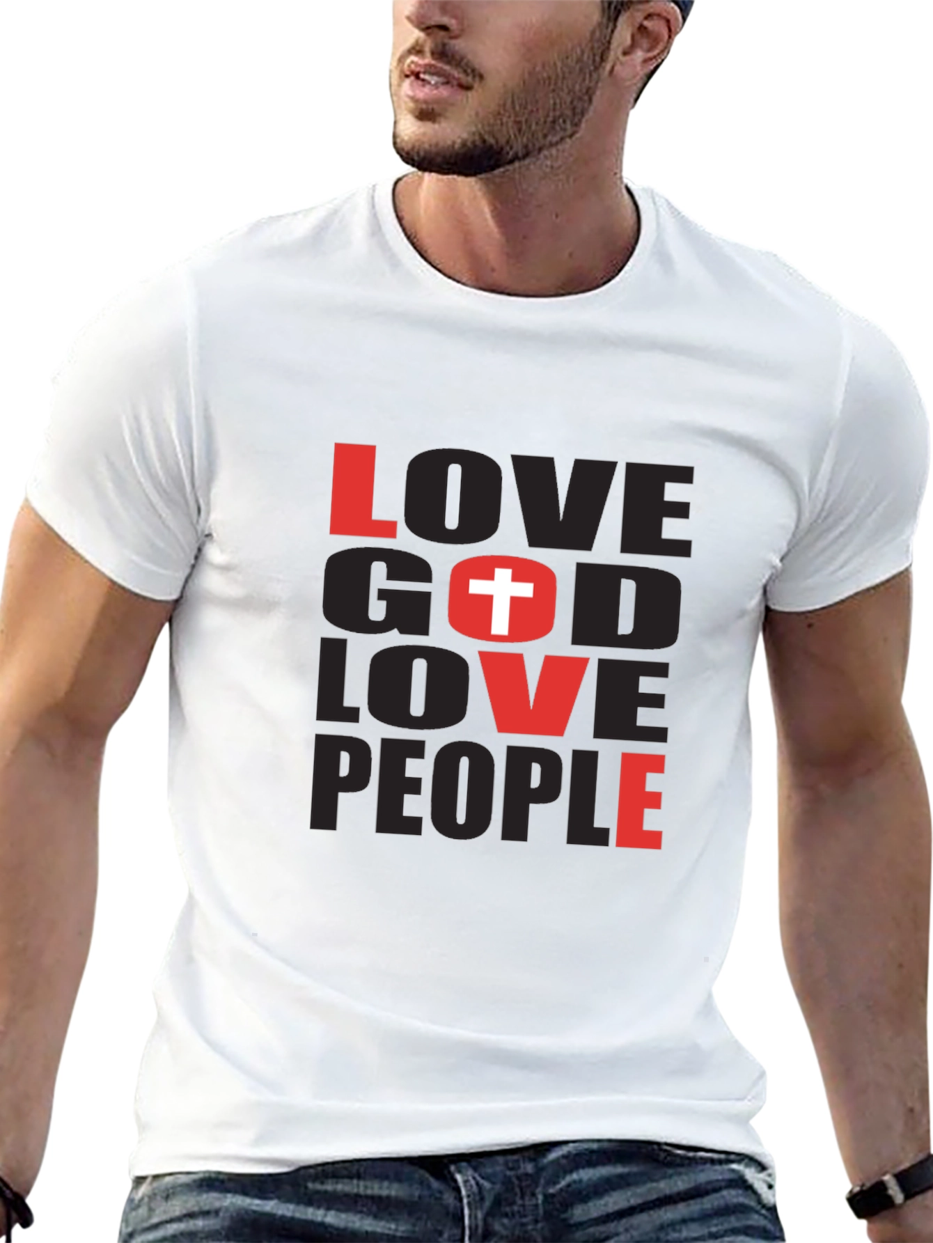 Love God Love People Christian T-Shirt