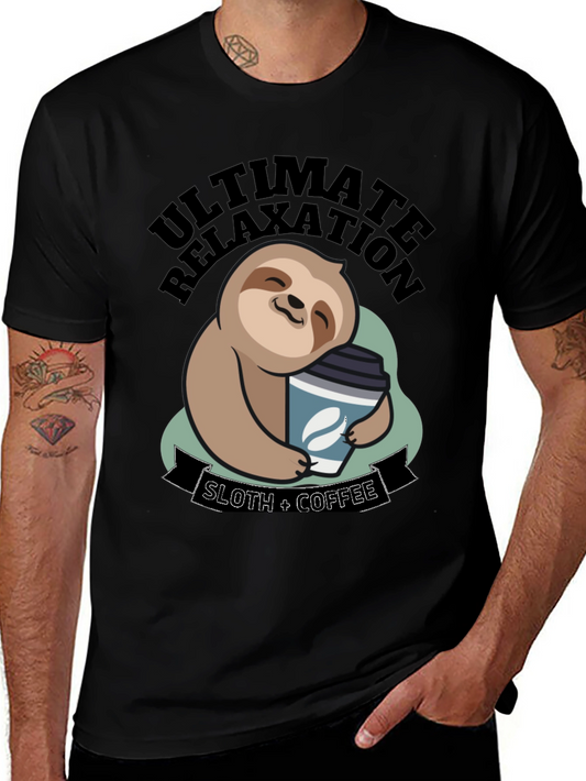 Ultimate Relaxation Sloth Coffee T-Shirt