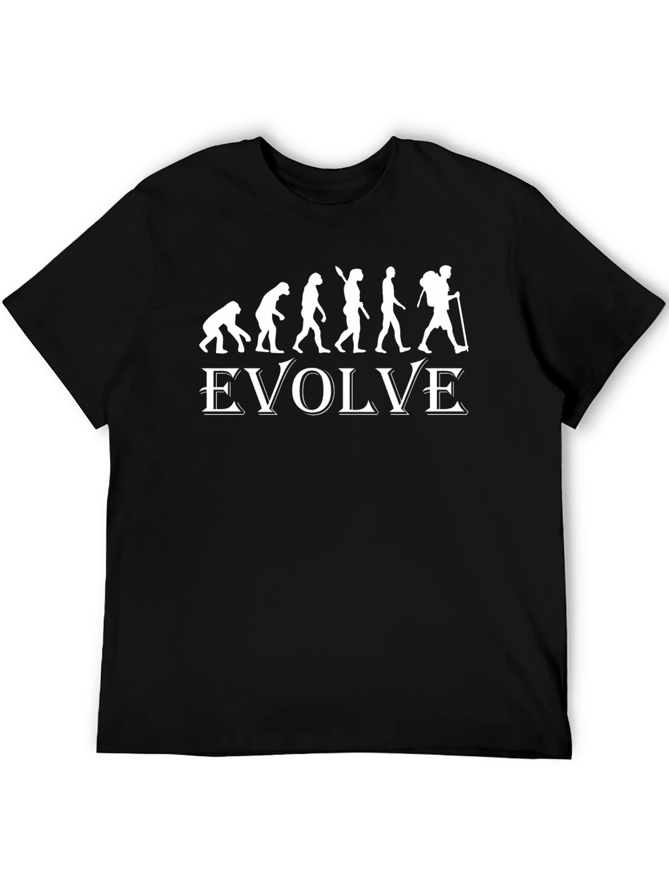 Evolve Hiking T-Shirt - Funny Evolution Design