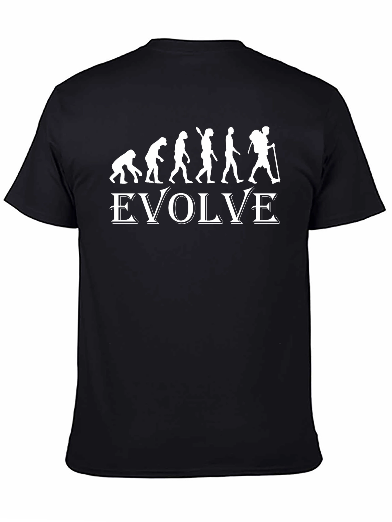 Evolve Hiking T-Shirt - Funny Evolution Design