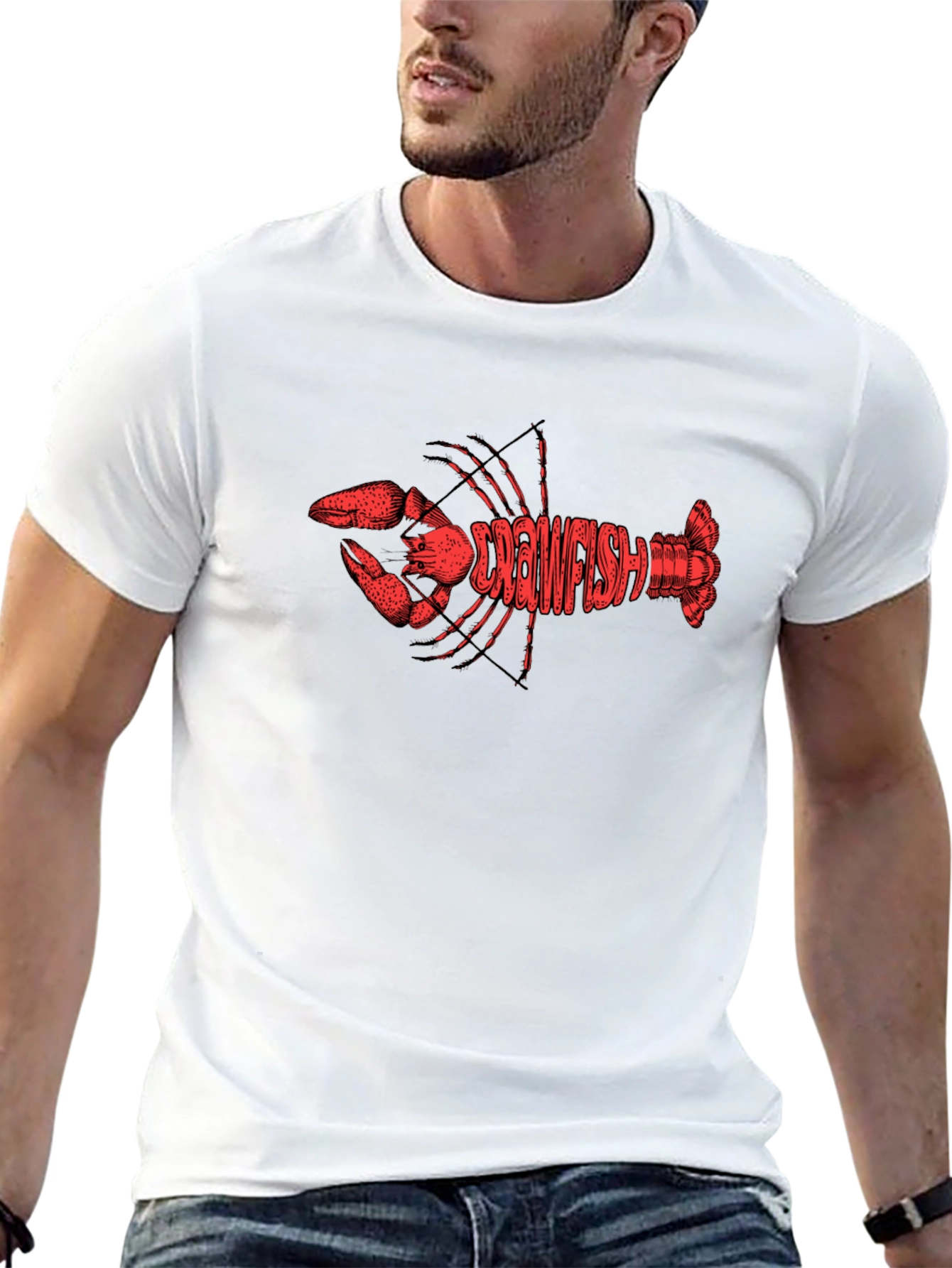 Crawfish Graphic Tee - Novelty Design