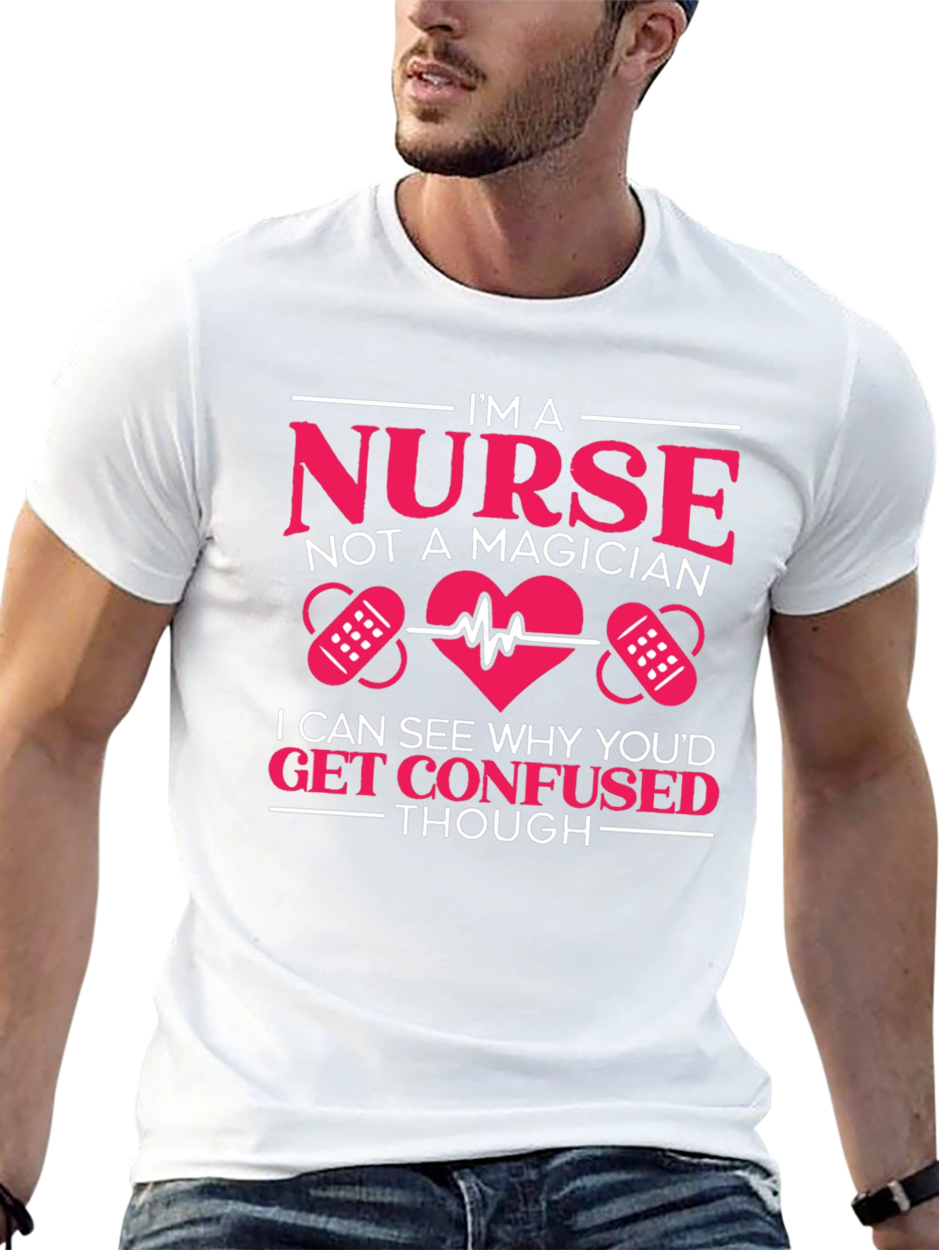 Nurse T-Shirt: Im a Nurse Not a Magician