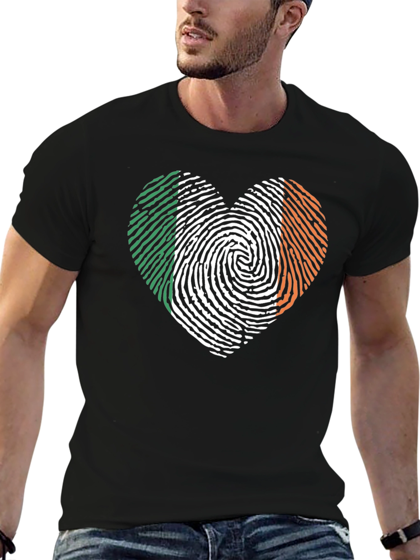 Irish Fingerprint Heart T-Shirt