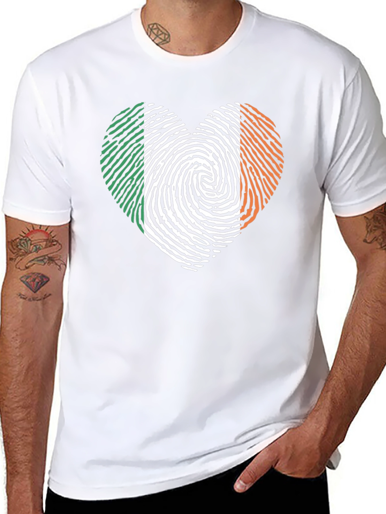Irish Fingerprint Heart T-Shirt