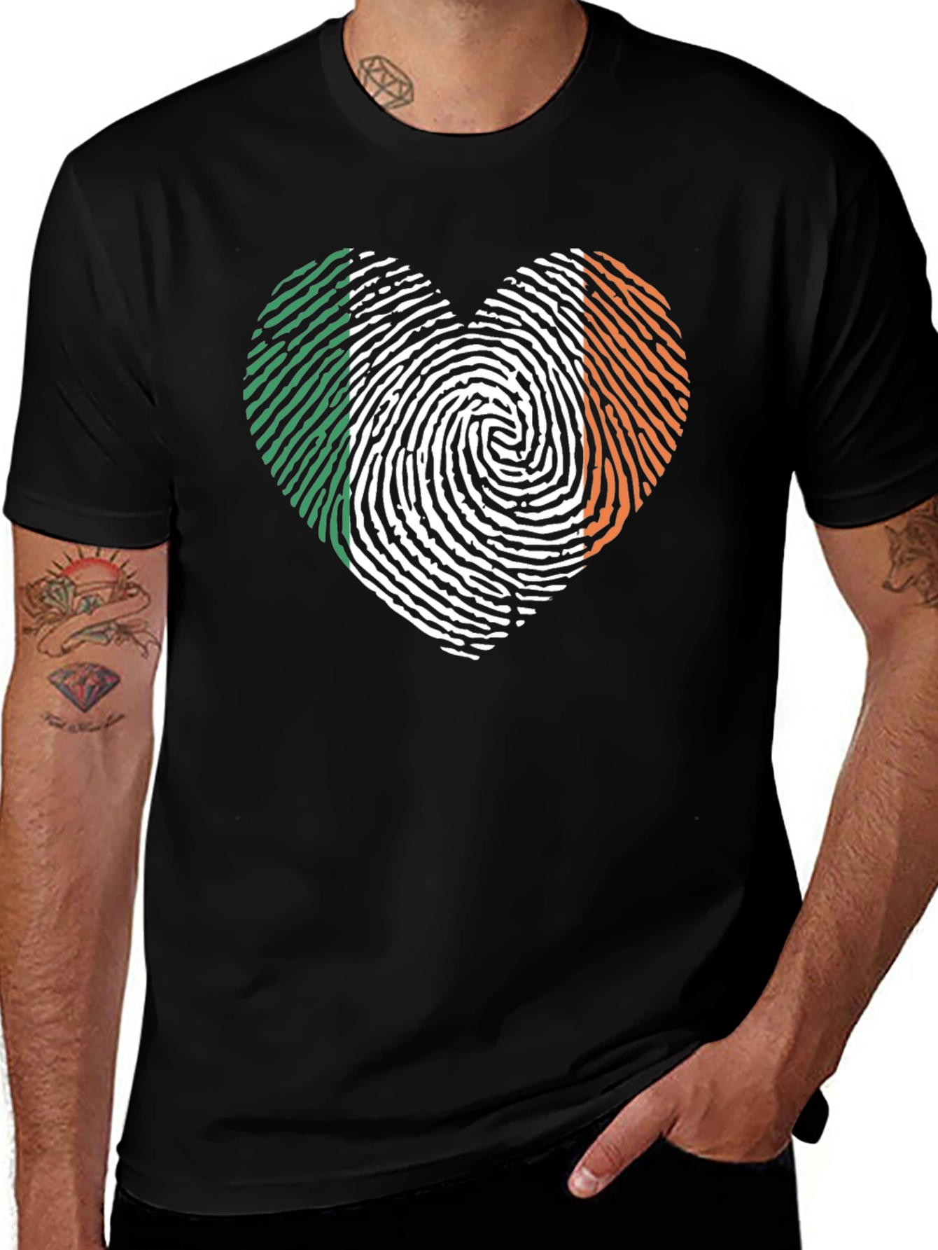 Irish Fingerprint Heart T-Shirt