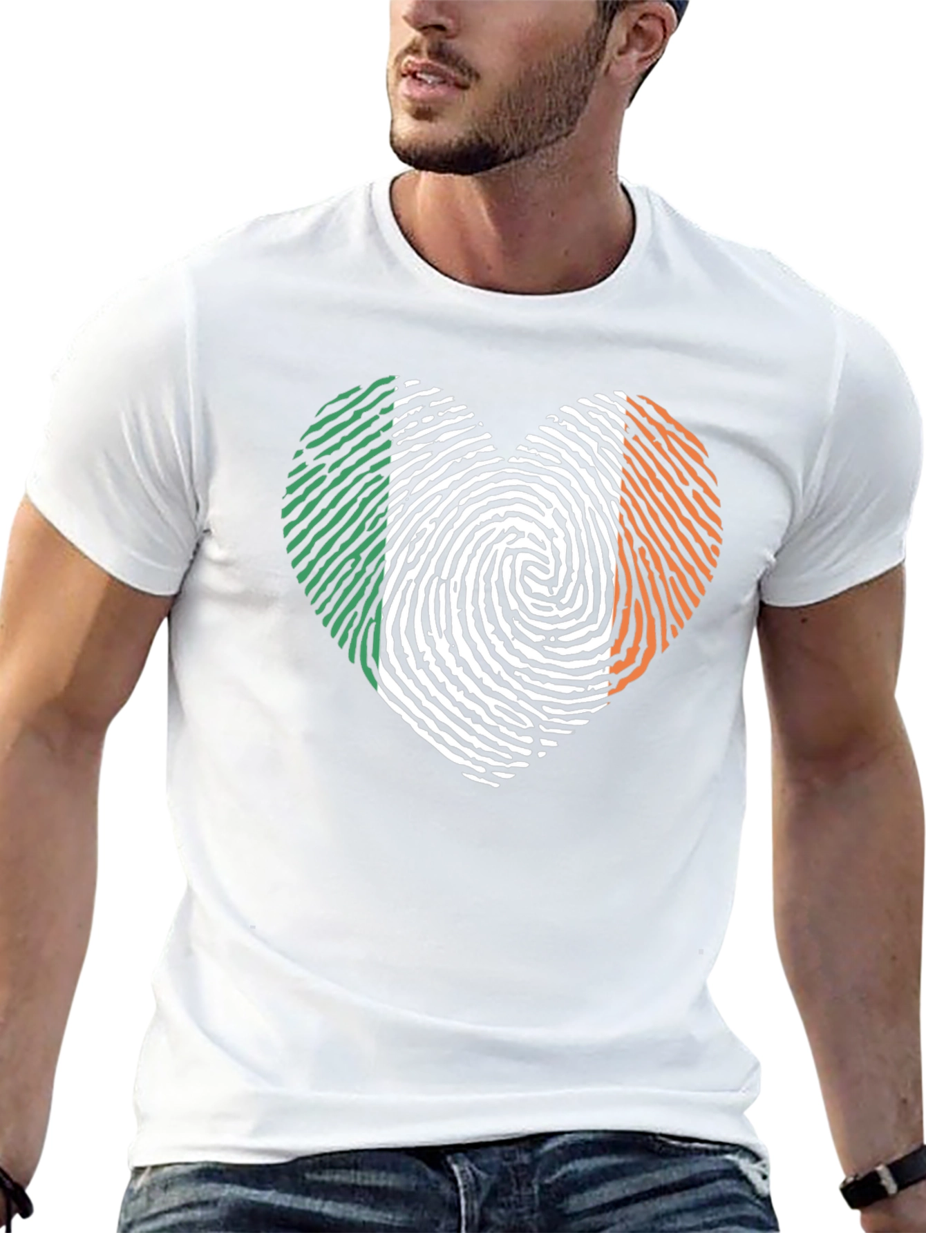 Irish Fingerprint Heart T-Shirt