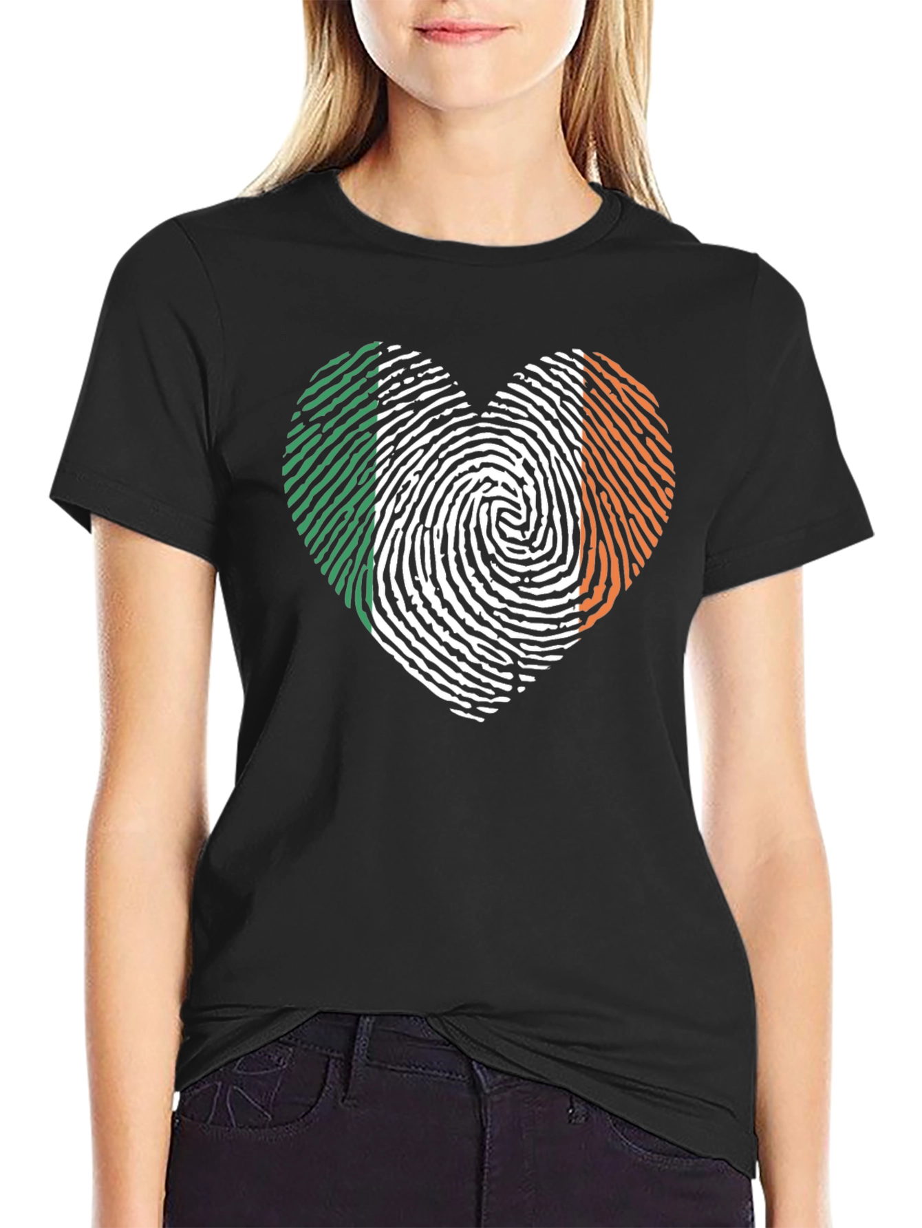 Irish Fingerprint Heart T-Shirt
