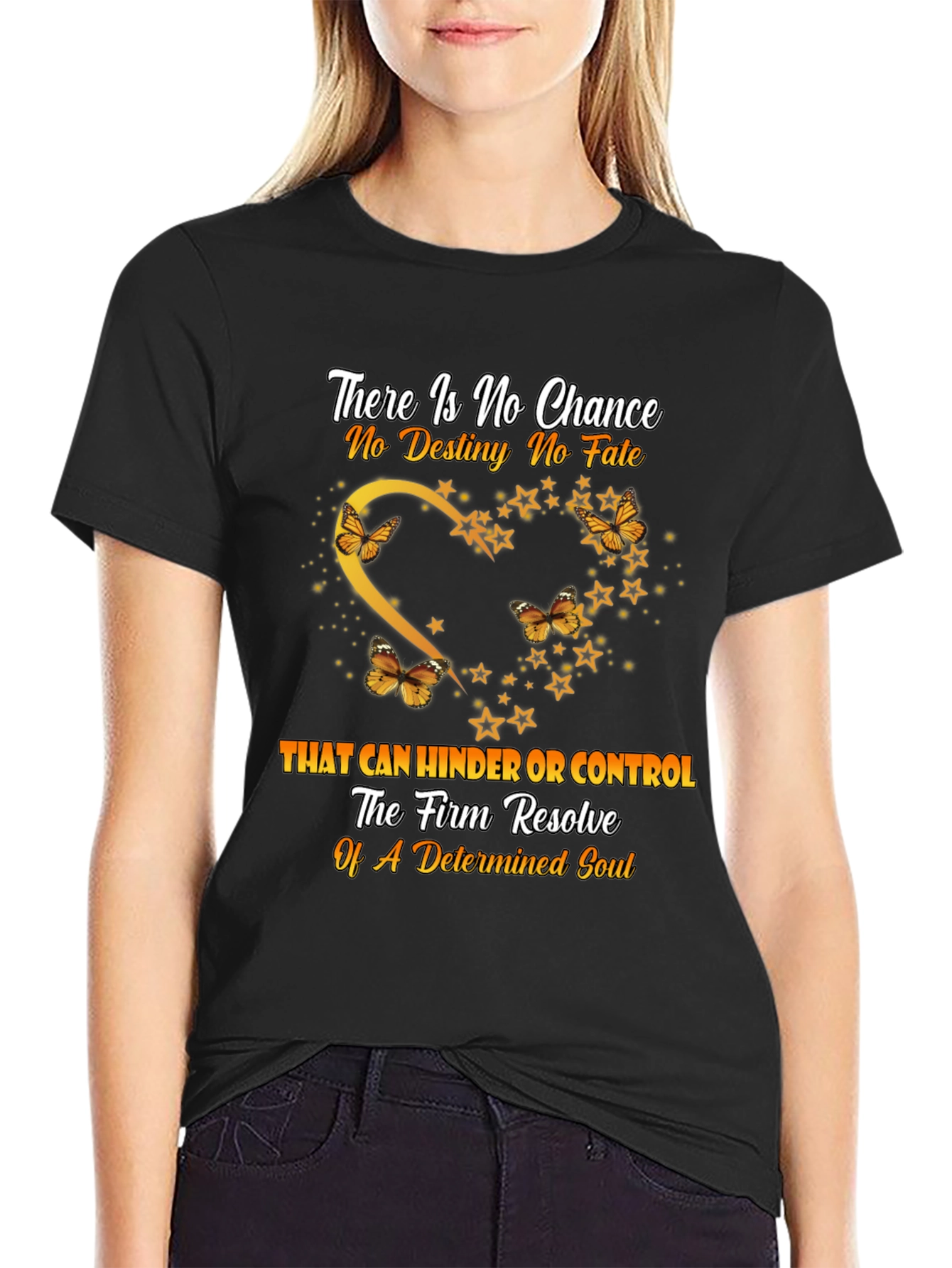Inspirational Graphic Print T-Shirt