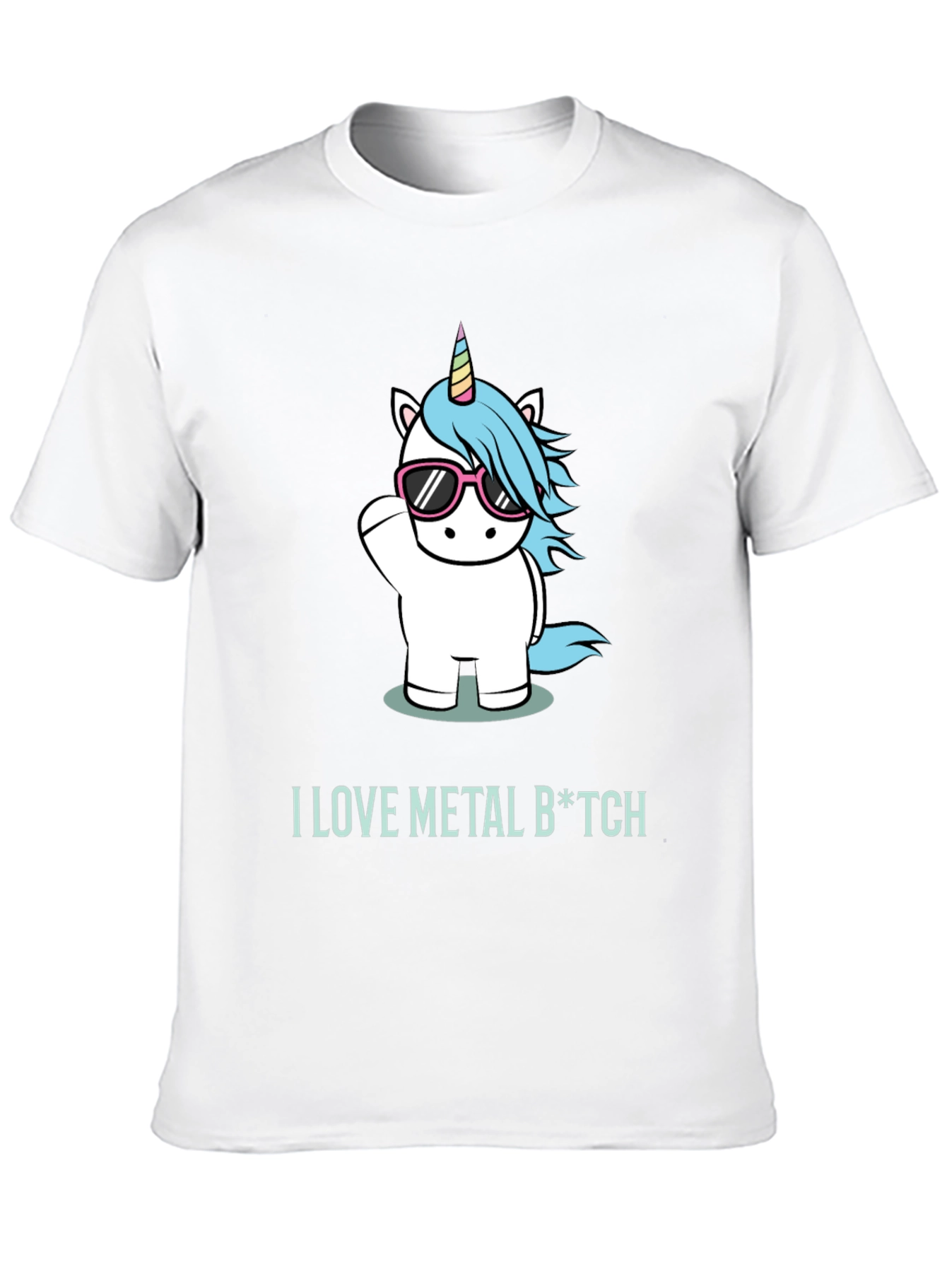 I Love Metal Unicorn T-Shirt