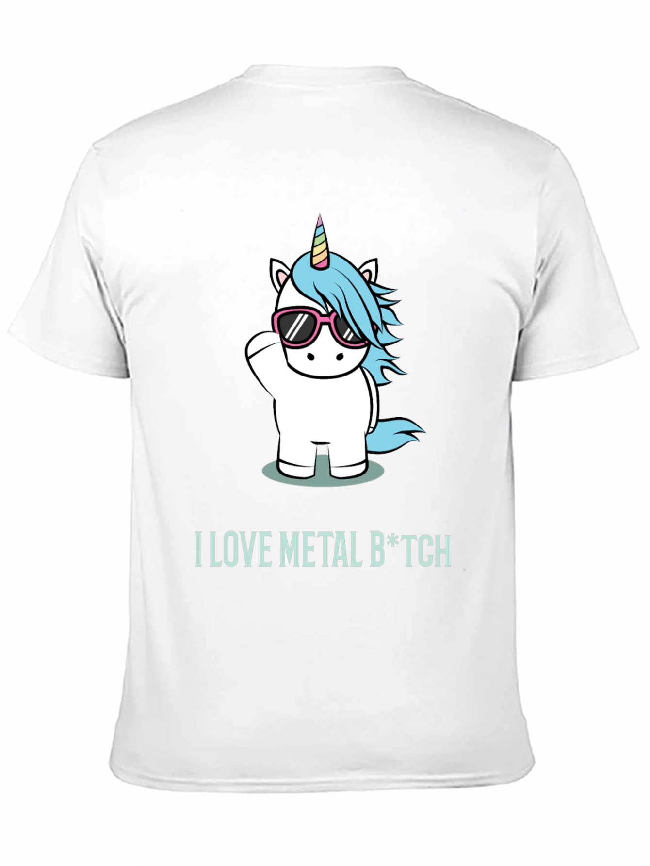 I Love Metal Unicorn T-Shirt