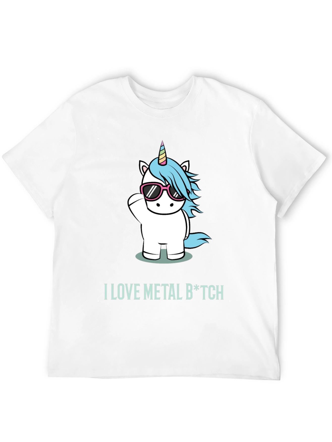 I Love Metal Unicorn T-Shirt