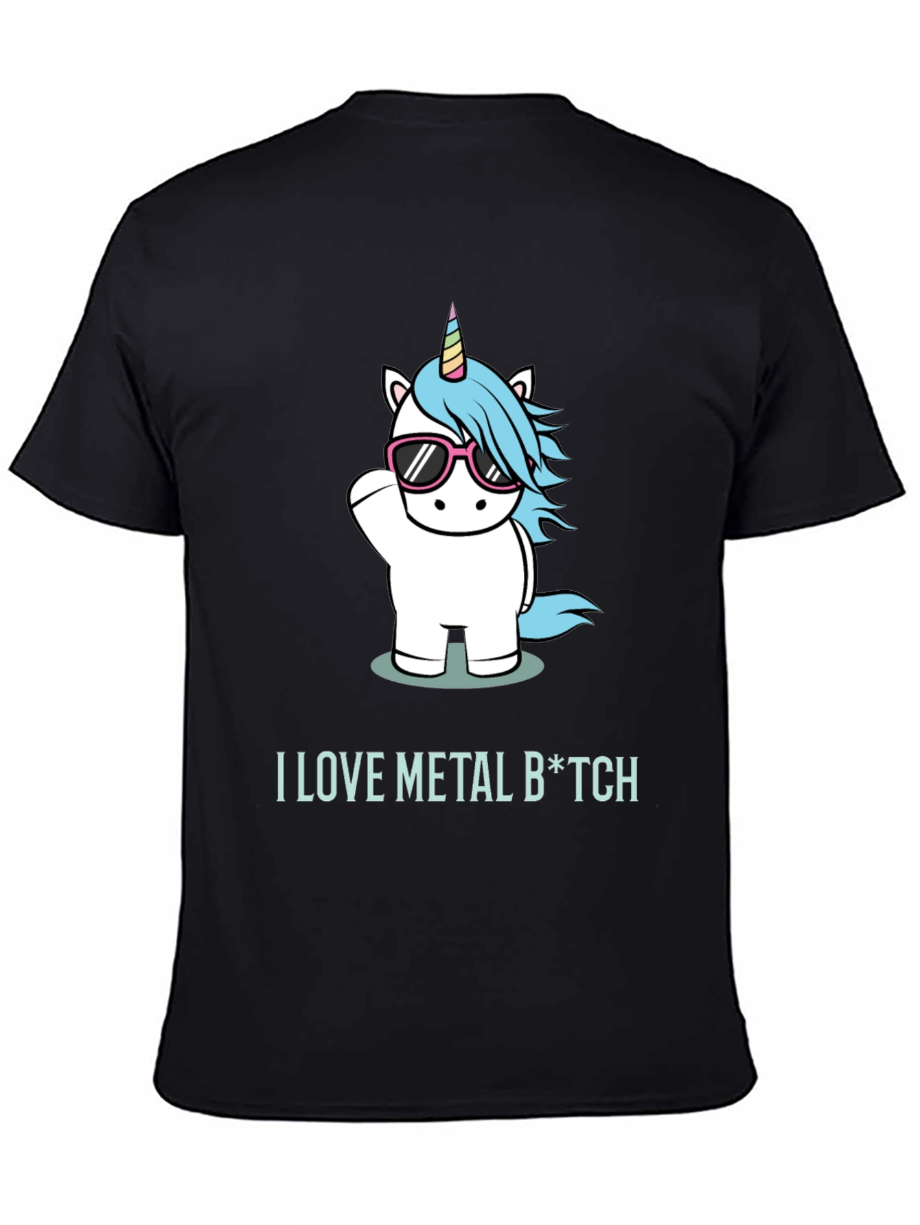 I Love Metal Unicorn T-Shirt