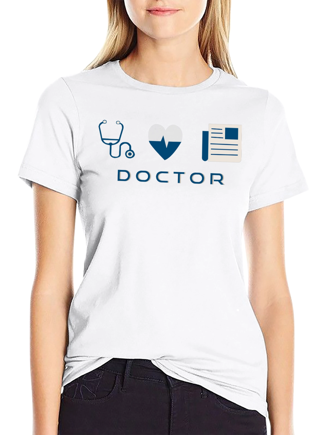 Doctor Graphic T-Shirt - Stylish Medical Design