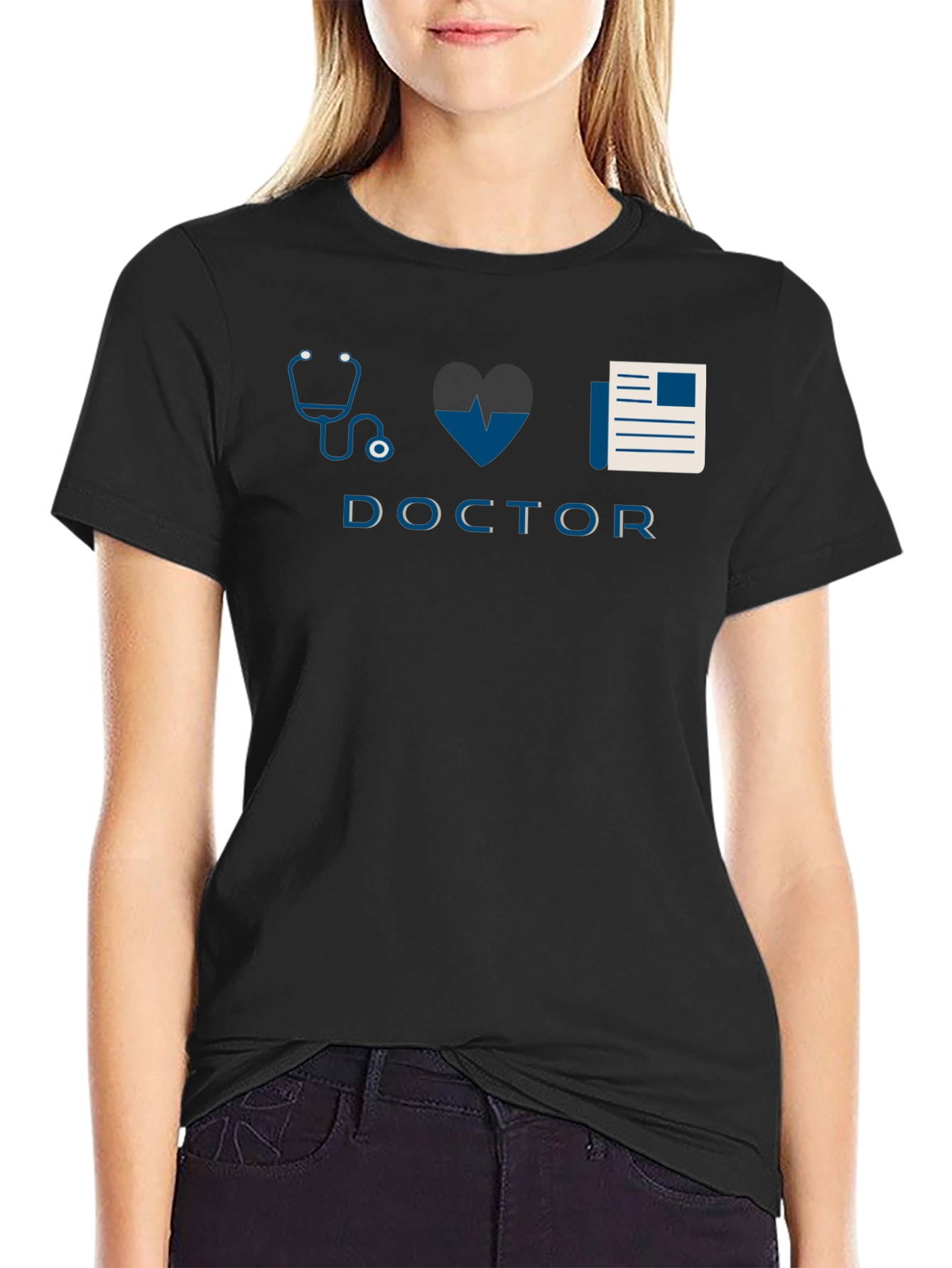 Doctor Graphic T-Shirt - Stylish Medical Design