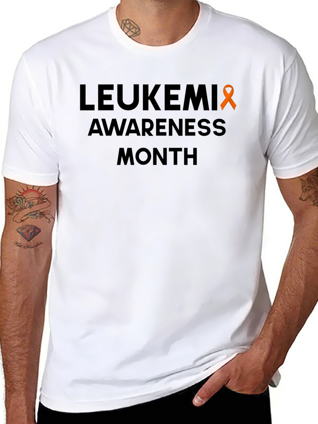 Leukemia Awareness Month Black T-Shirt